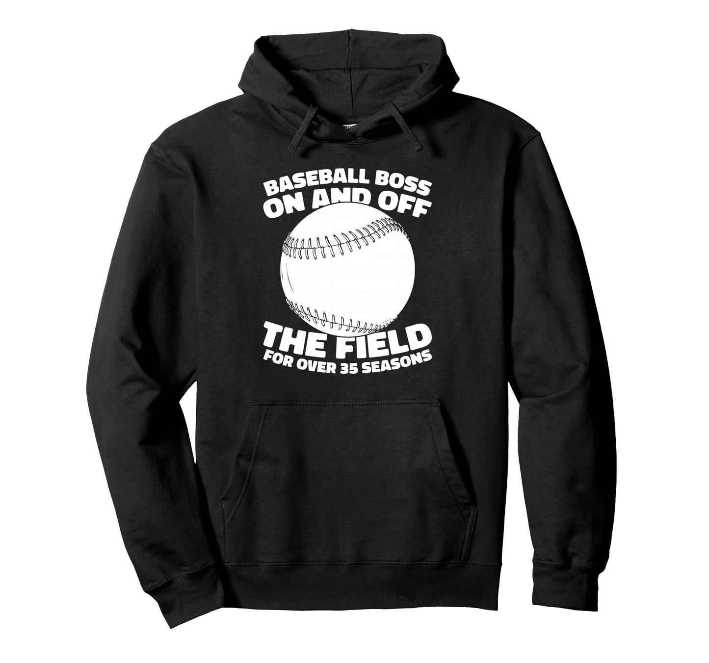 35 Years Old Team Sport Baseball Hoodie - Casual Everyday Wear Men Women - T-Shirt, Sweatshirt, Hoodie