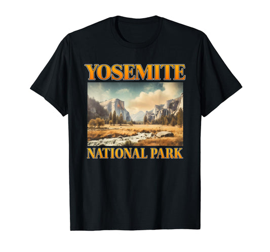 90S Yosemite National Park Landscape T-Shirt - Trendy Graphic Men Women - T-Shirt, Sweatshirt, Hoodie