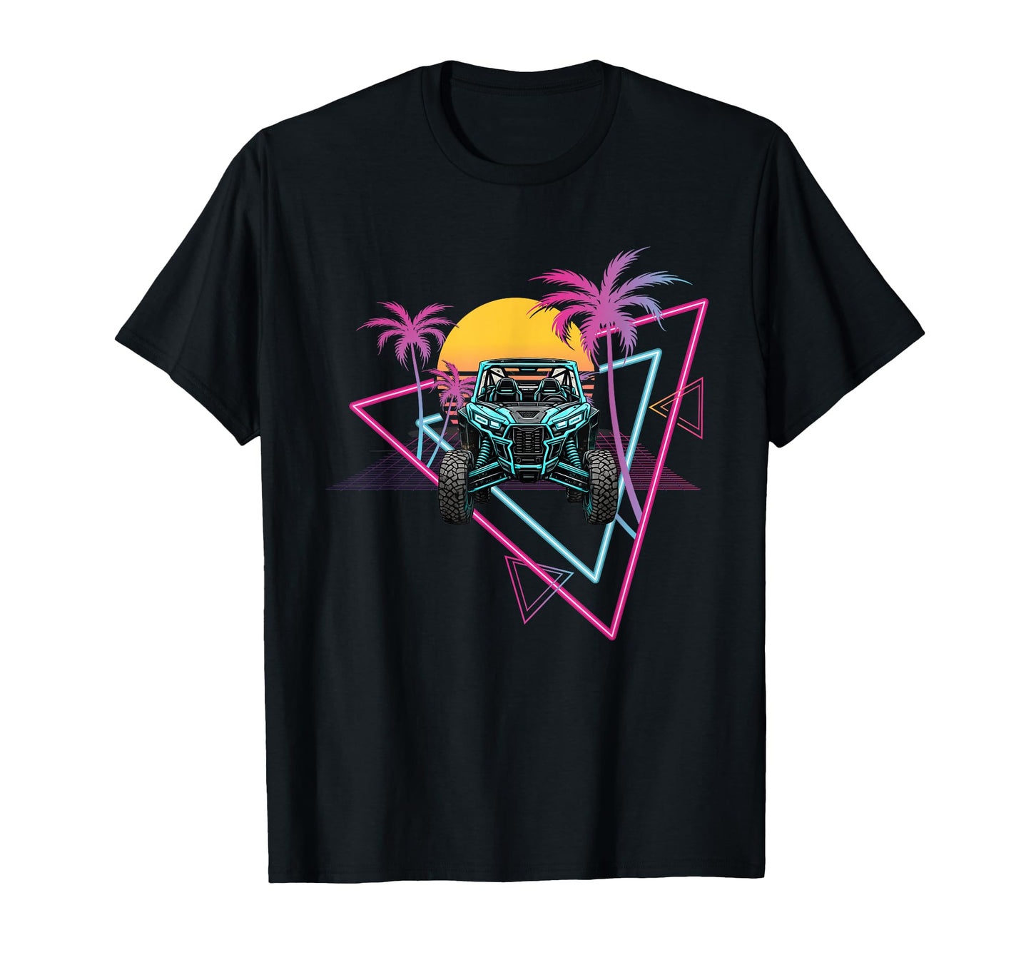 Vaporwave Utv Sxs Side Side Off Roading T-Shirt - Graphic Print Men Women - T-Shirt, Sweatshirt, Hoodie