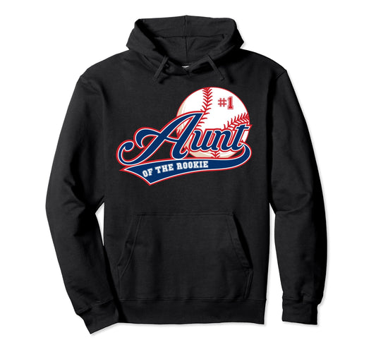 Aunt Rookie Year 1St Birthday Hoodie - Minimalist Print for Adults - T-Shirt, Sweatshirt, Hoodie