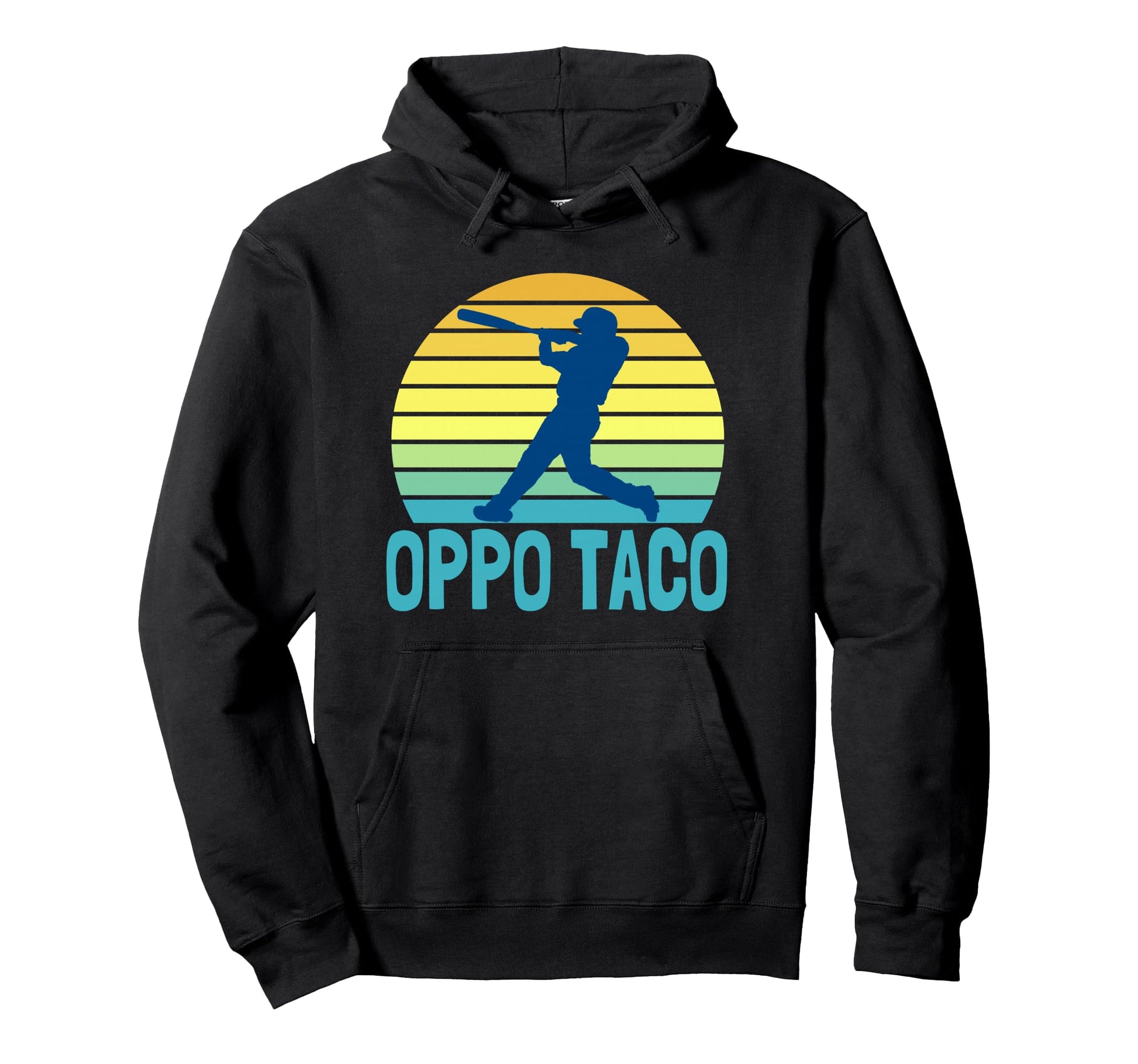 Baseball Oppo Taco Home Run Hoodie - Aesthetic Graphic for Adults - T-Shirt, Sweatshirt, Hoodie