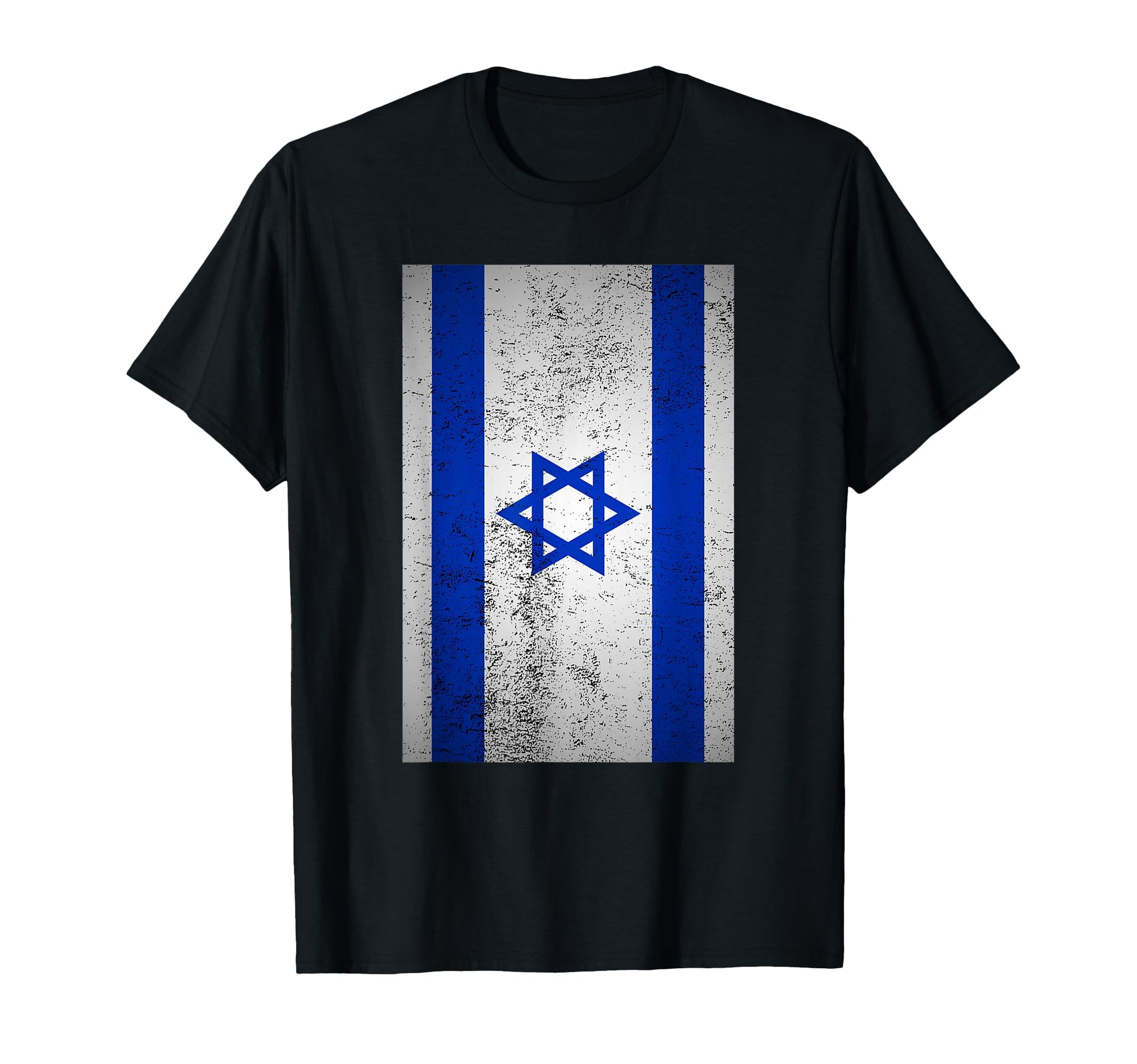 Grunge Israel Flag Jerusalem Western T-Shirt - Novelty Apparel Men Women - T-Shirt, Sweatshirt, Hoodie