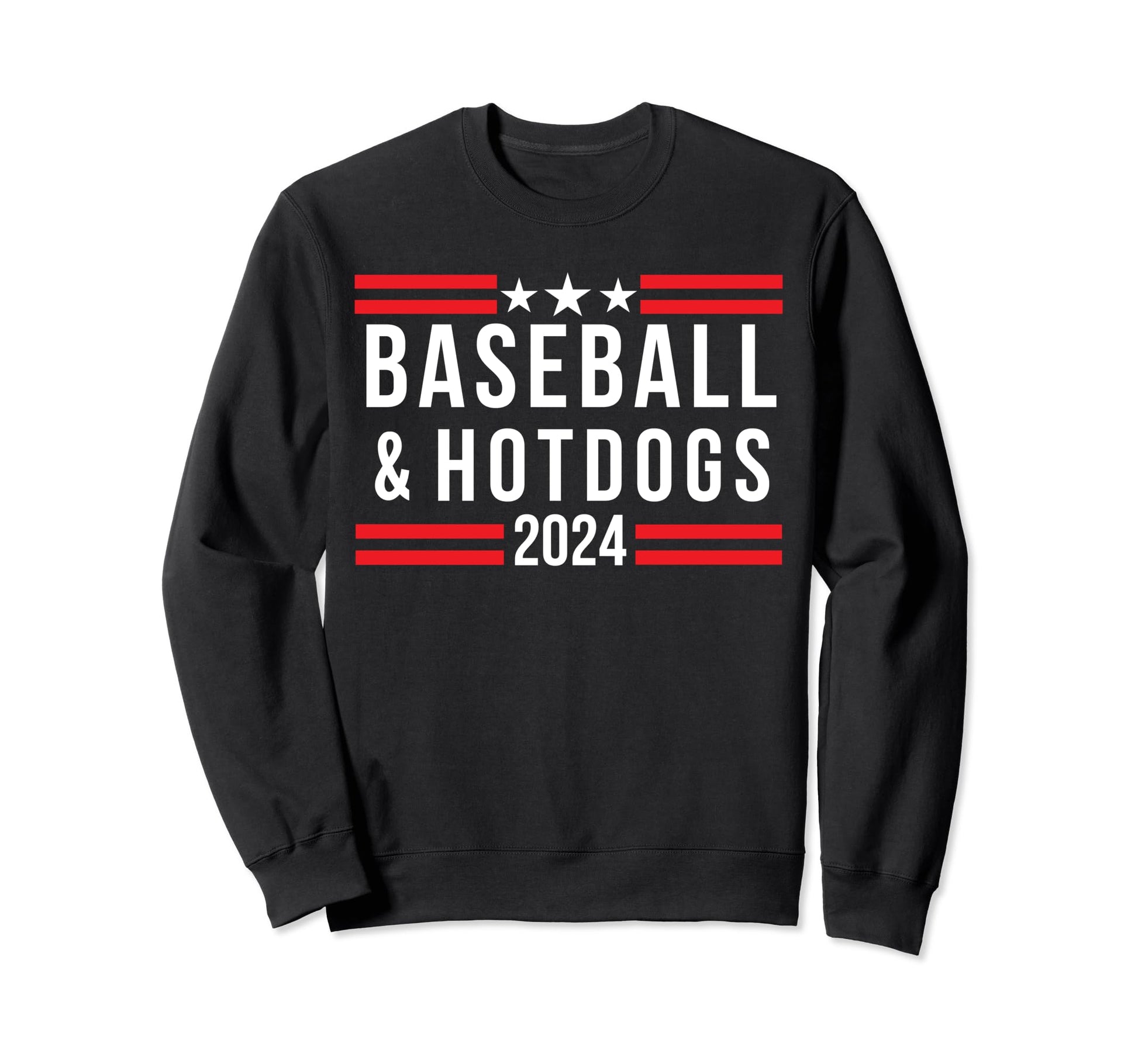 Baseball Hotdogs 2024 Baseball Game Sweatshirt - Fun Novelty Design Unisex - T-Shirt, Sweatshirt, Hoodie