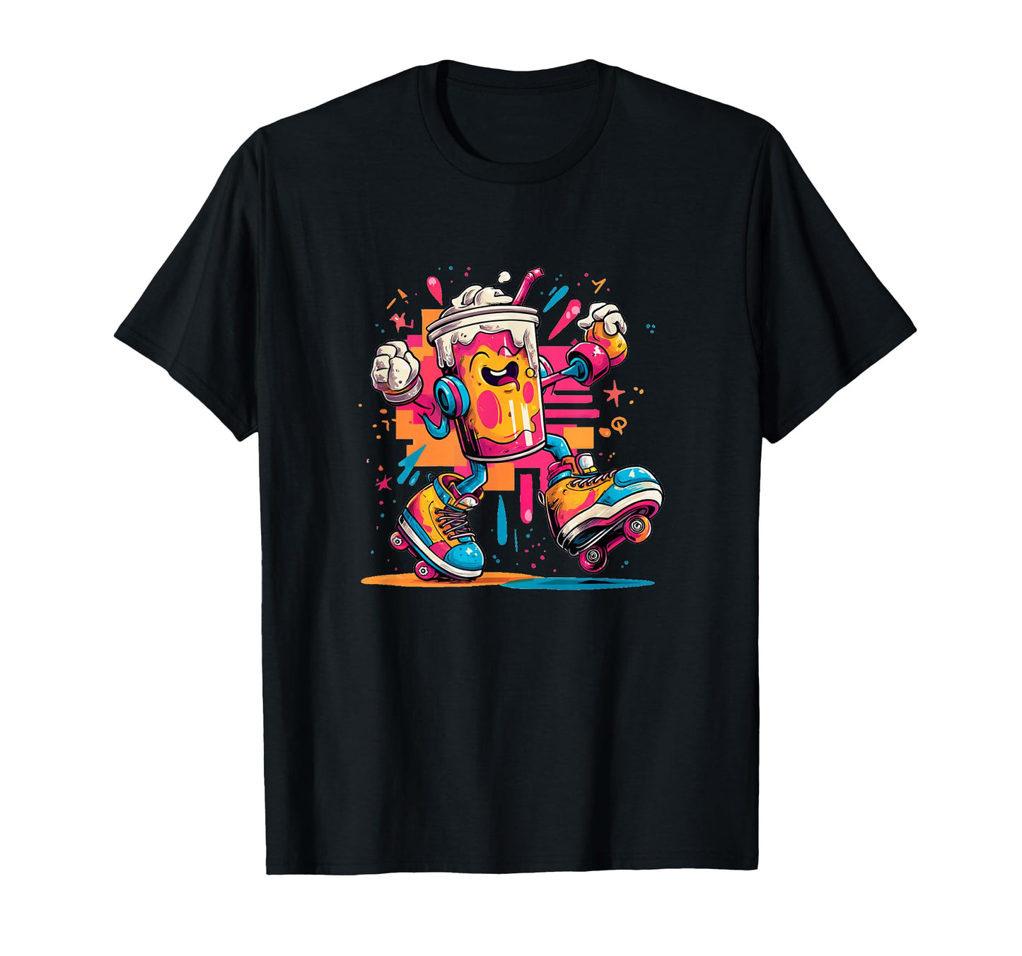 Pretty Colors And Disco Milkshake T-Shirt - Unique Graphic for Adults - T-Shirt, Sweatshirt, Hoodie