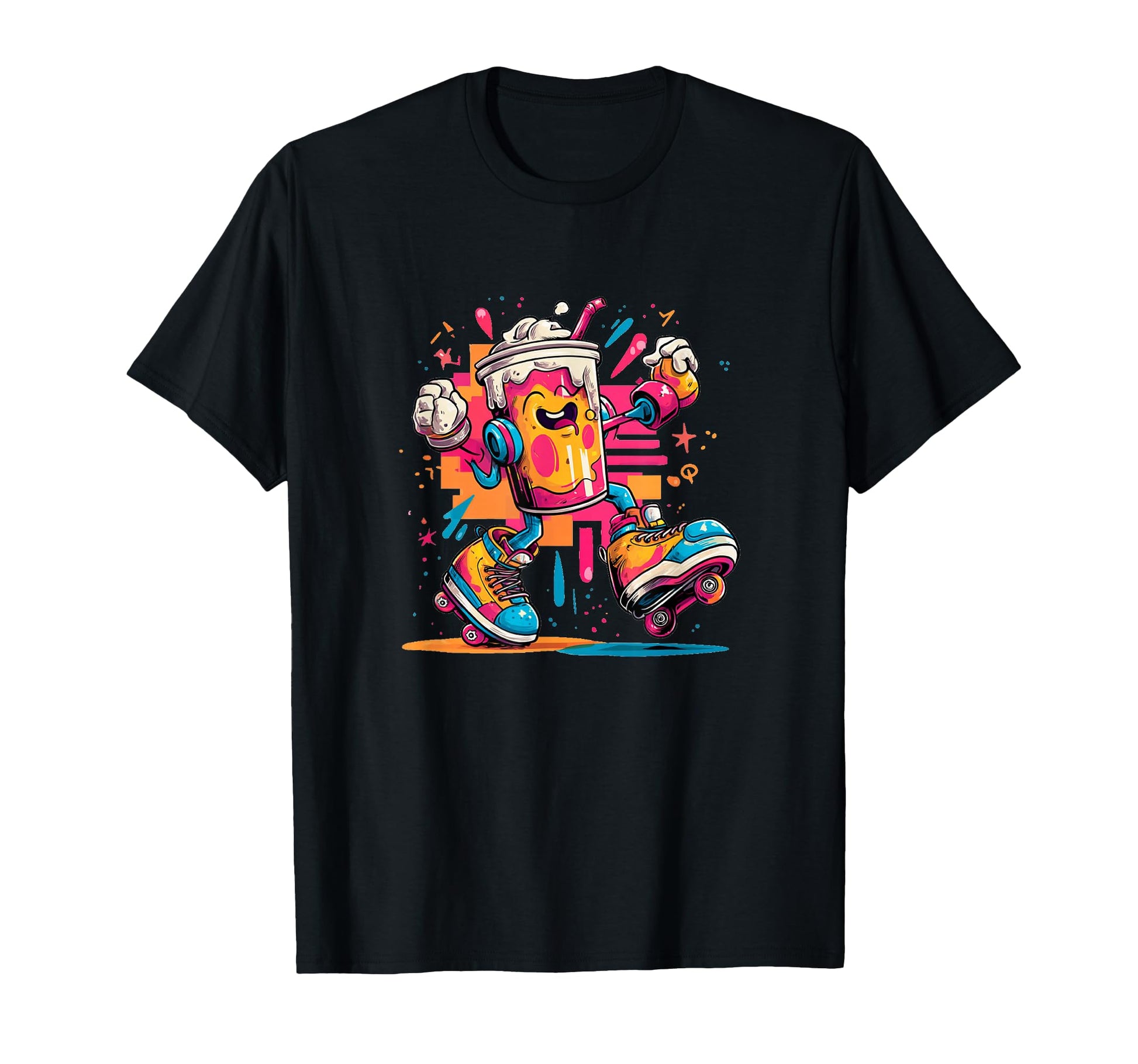 Pretty Colors And Disco Milkshake T-Shirt - Unique Graphic for Adults - T-Shirt, Sweatshirt, Hoodie
