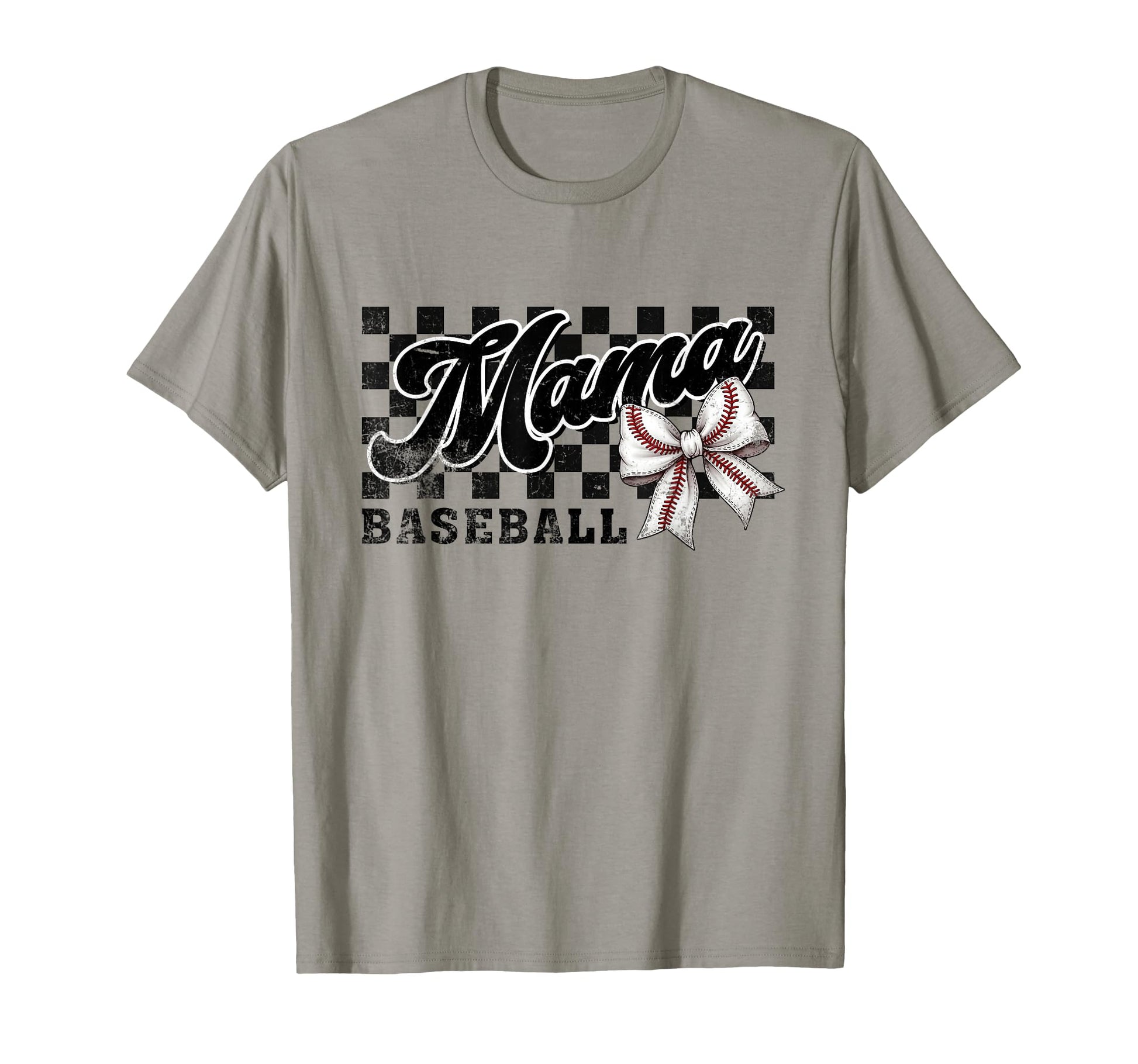 Baseball Mama Game Day Coquette Bow T-Shirt - Aesthetic Graphic for Adults - T-Shirt, Sweatshirt, Hoodie
