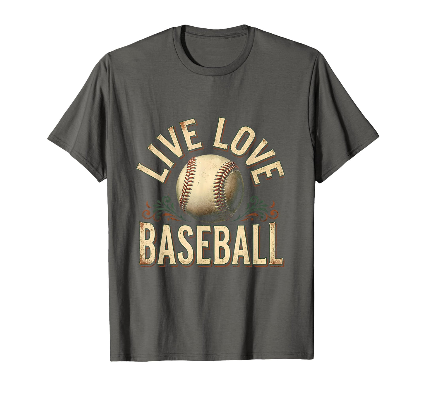 Live Love Baseball American T-Shirt - Aesthetic Graphic Unisex - T-Shirt, Sweatshirt, Hoodie