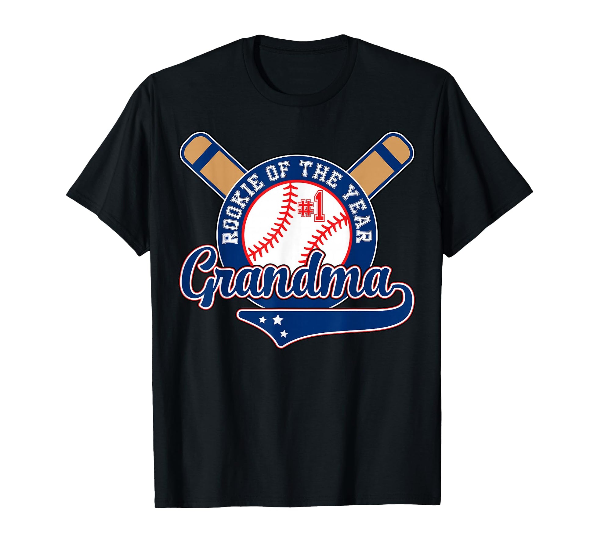 Grandma Rookie Year 1St Birthday Baseball T-Shirt - Novelty Apparel Unisex - T-Shirt, Sweatshirt, Hoodie