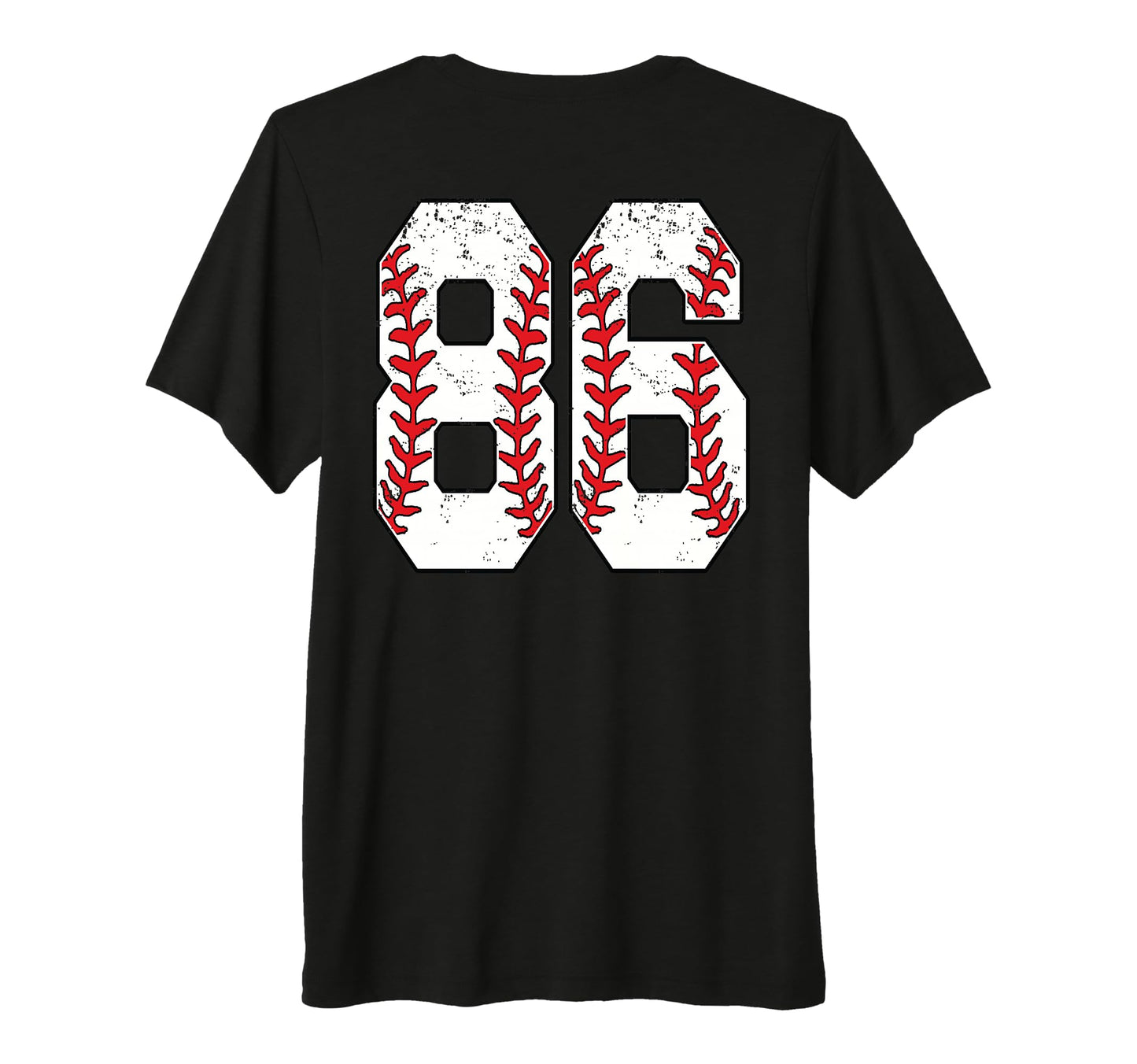 Number 86 Baseball Jersey Number 86 T-Shirt - Graphic Print for Adults - T-Shirt, Sweatshirt, Hoodie