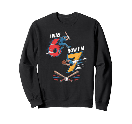 Awesome Baseball Themed Seventh Sweatshirt - Fun Novelty Design Unisex - T-Shirt, Sweatshirt, Hoodie