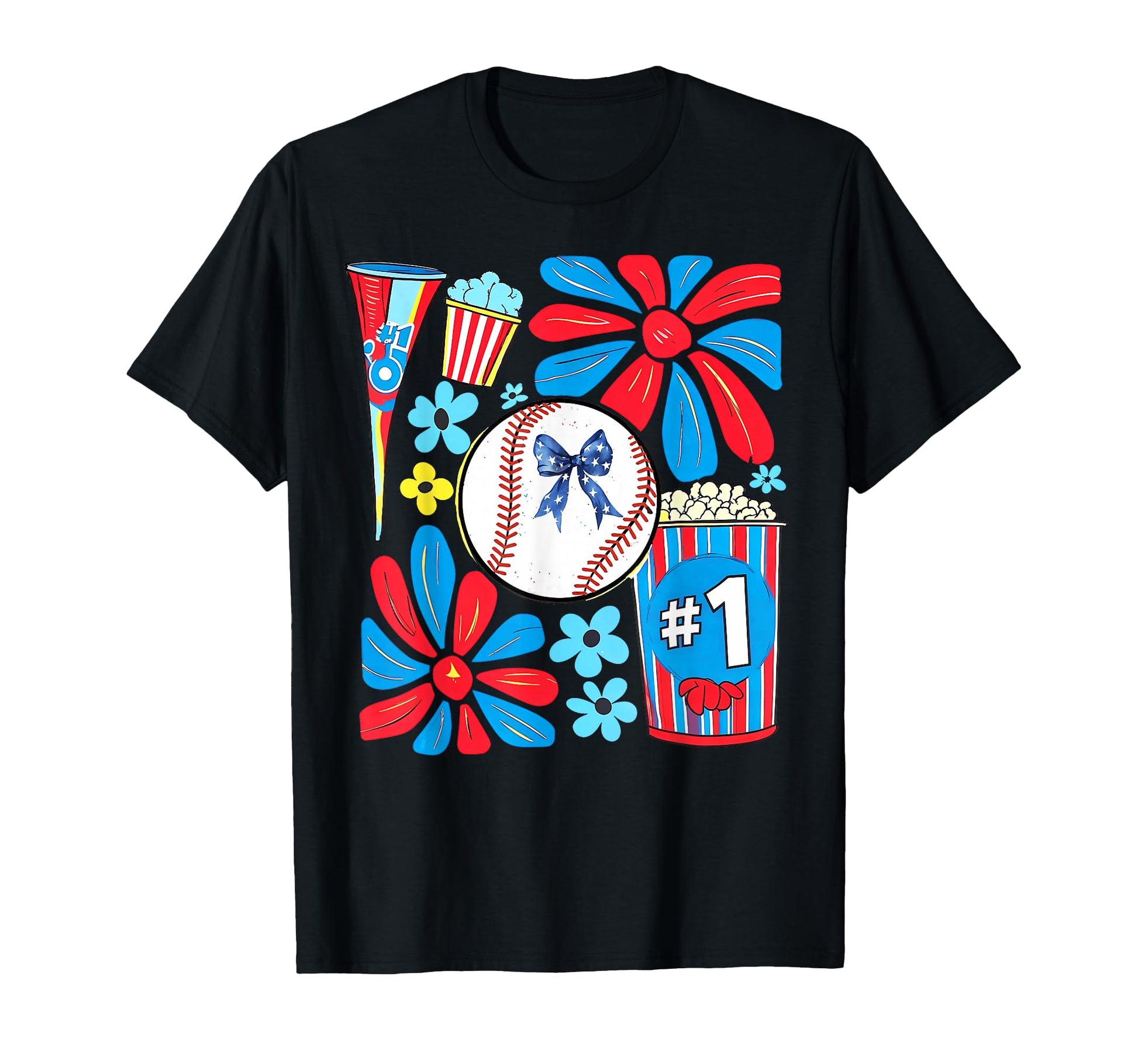 Baseball Mom Coquette Bow Game Day Mama T-Shirt - Custom Art Print Unisex - T-Shirt, Sweatshirt, Hoodie