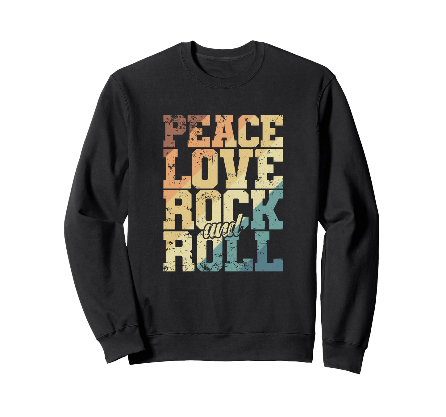 Musician Concert Guitar Bass Peace Sweatshirt - Fun Novelty Design Unisex - T-Shirt, Sweatshirt, Hoodie