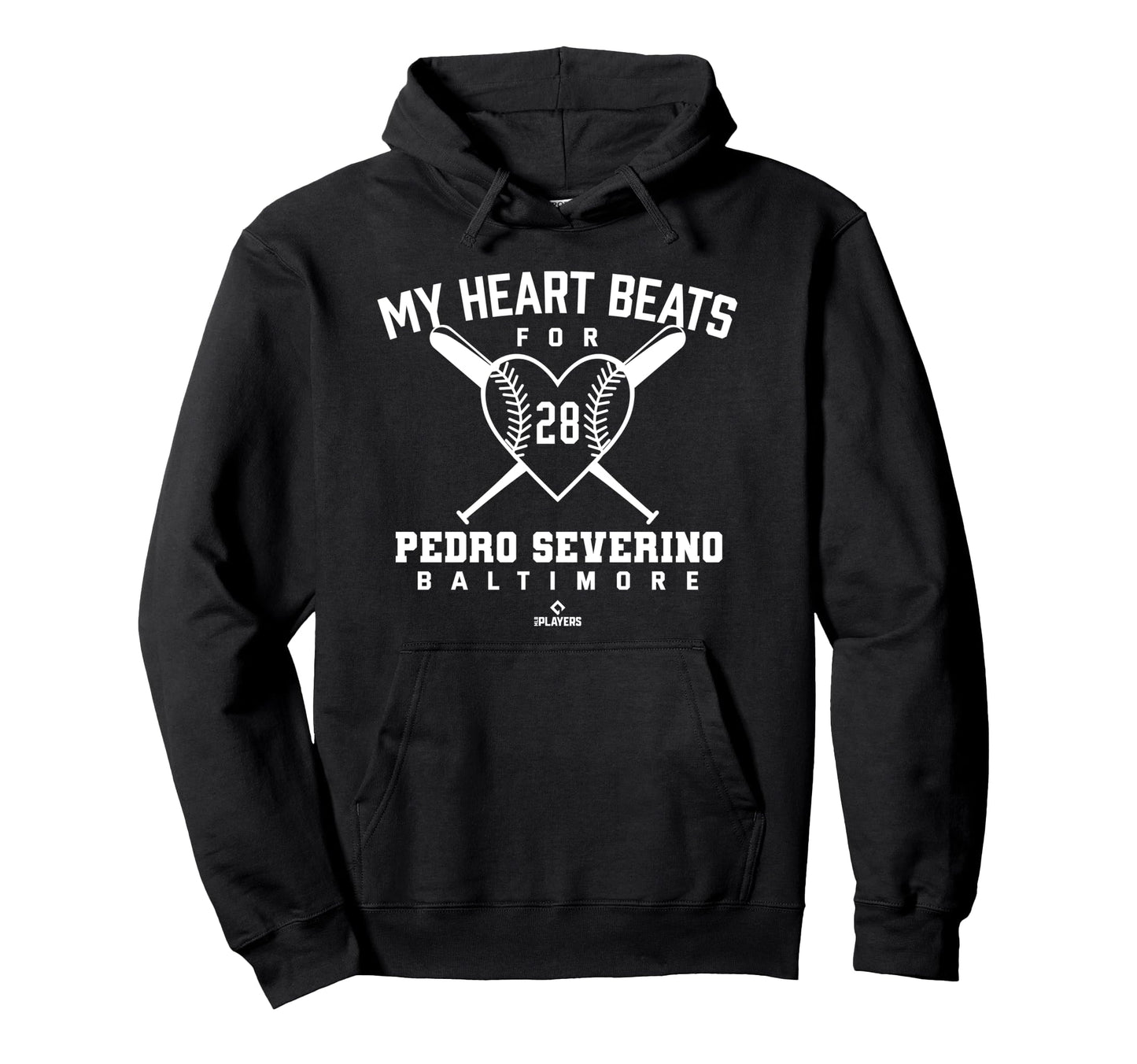 My Heart Beats Pedro Severino Baseball Fan Hoodie - Unique Graphic Unisex - T-Shirt, Sweatshirt, Hoodie