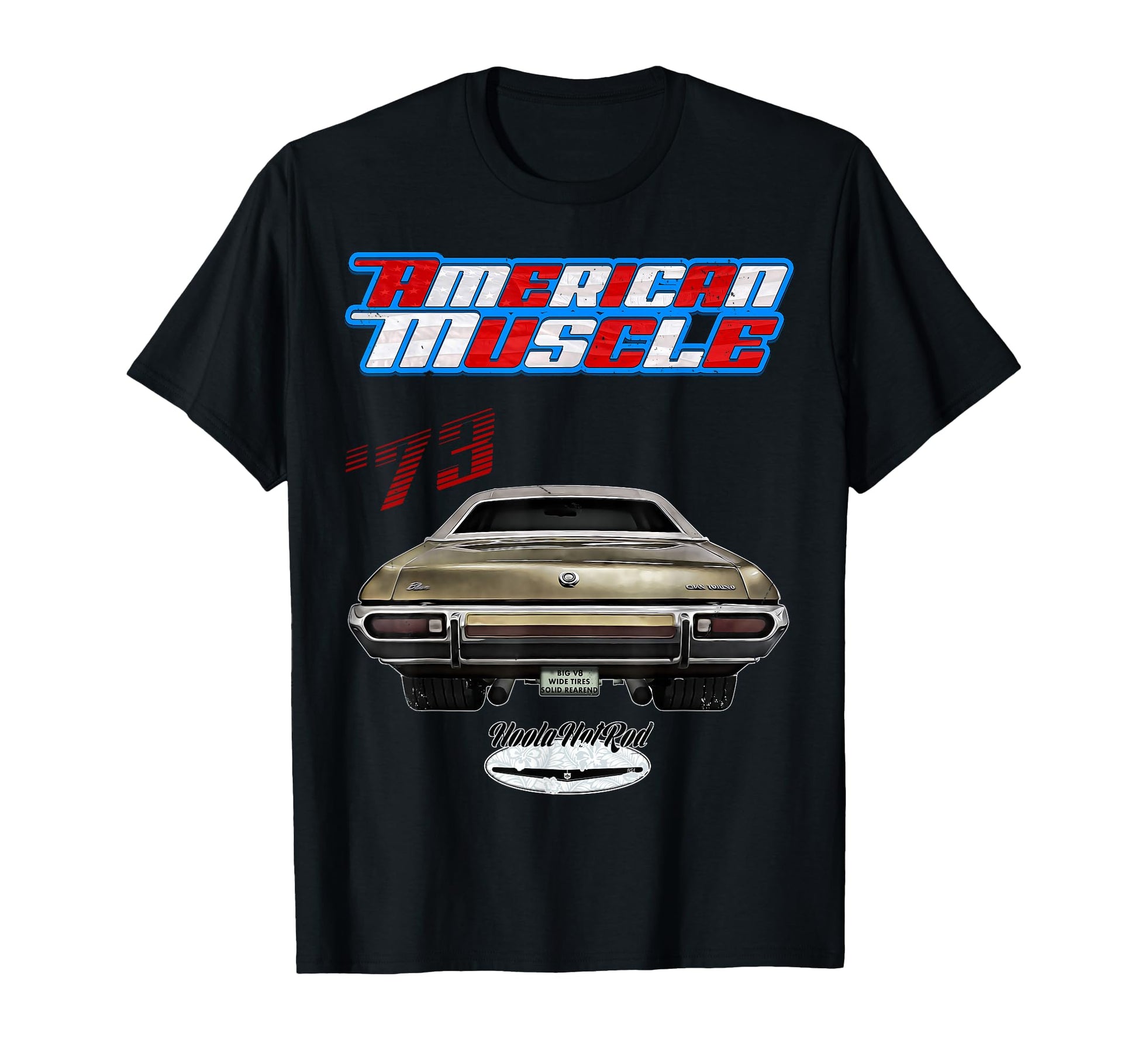 1973 Torino Hot Rod Muscle Car American Car T-Shirt - Graphic Print Unisex - T-Shirt, Sweatshirt, Hoodie