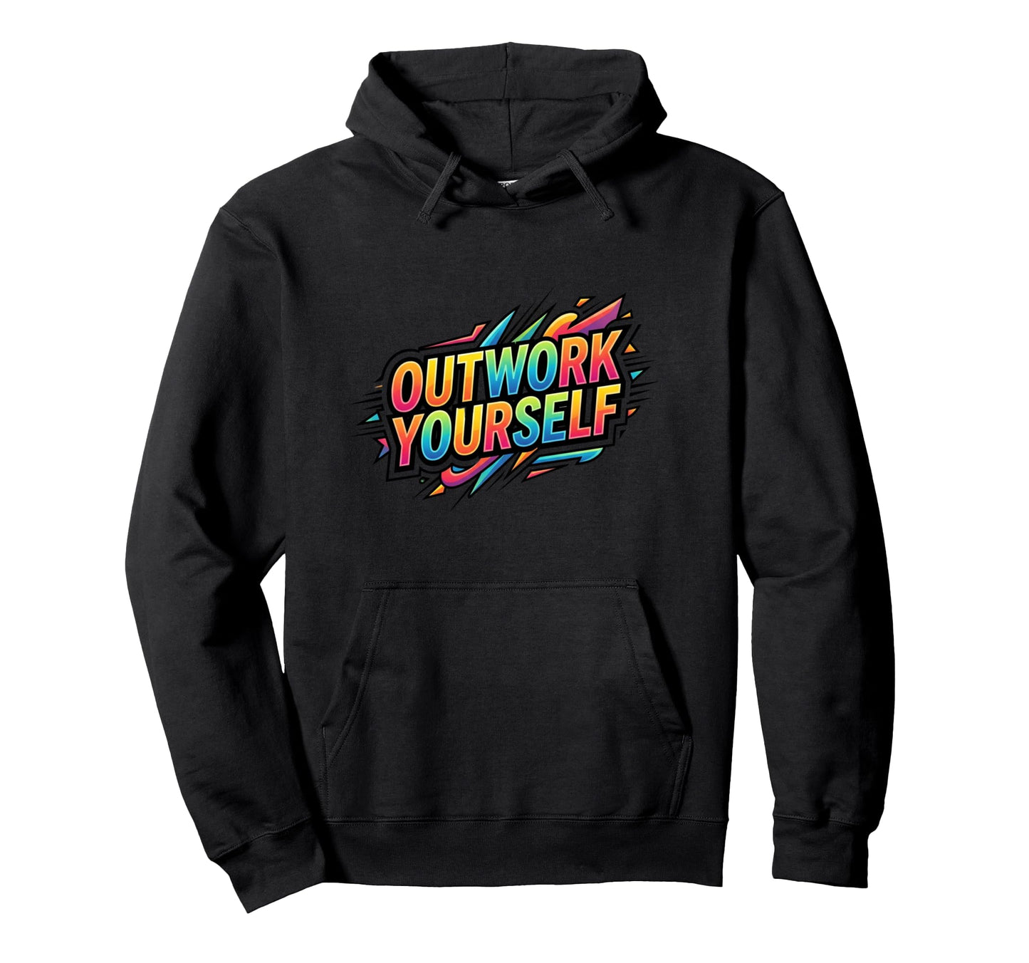 Motivation Discipline Mindset Typography Hoodie - Graphic Print for Adults - T-Shirt, Sweatshirt, Hoodie