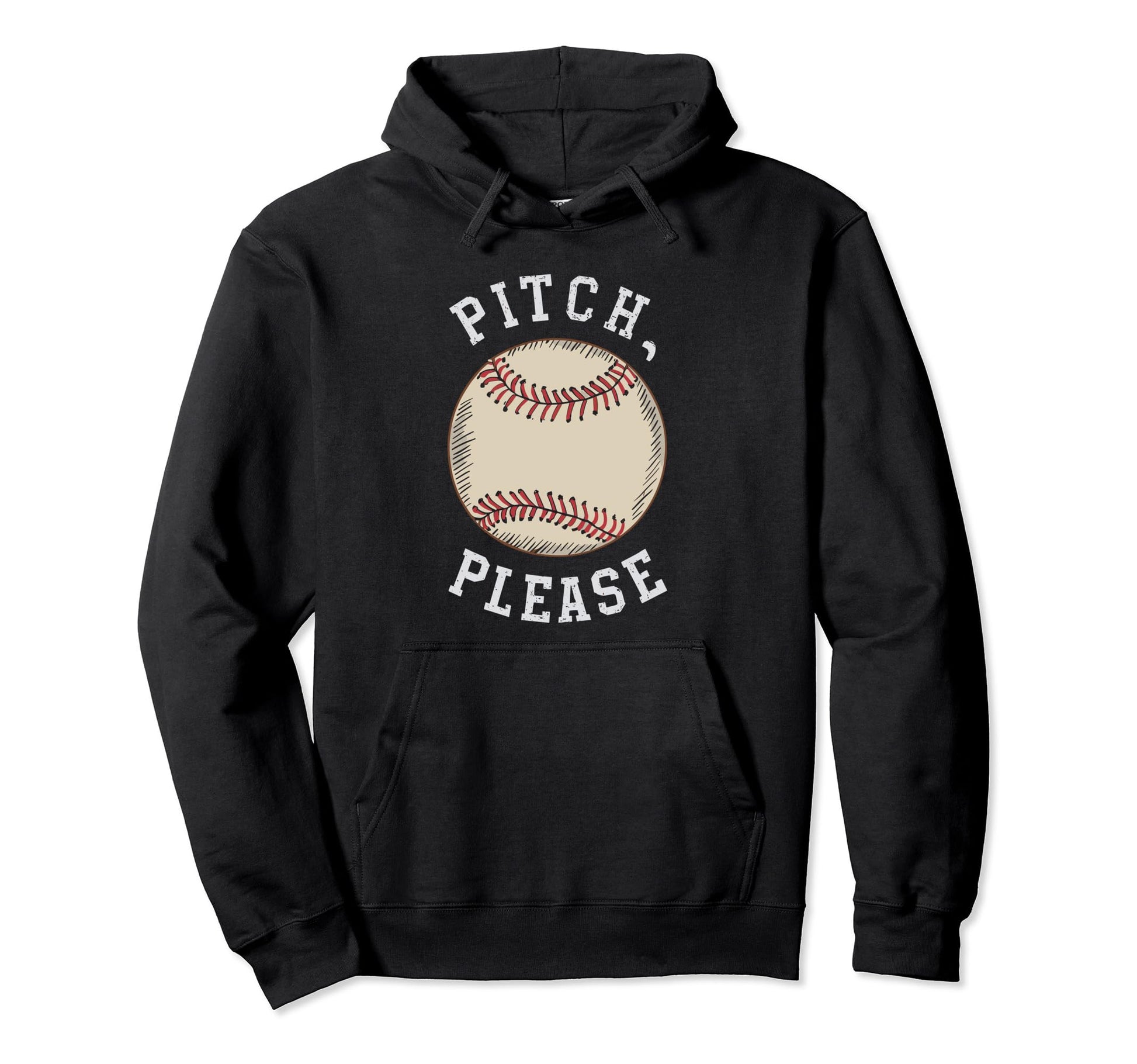 Pitching Baseball Player Pitch Please Hoodie - Trendy Graphic Unisex - T-Shirt, Sweatshirt, Hoodie