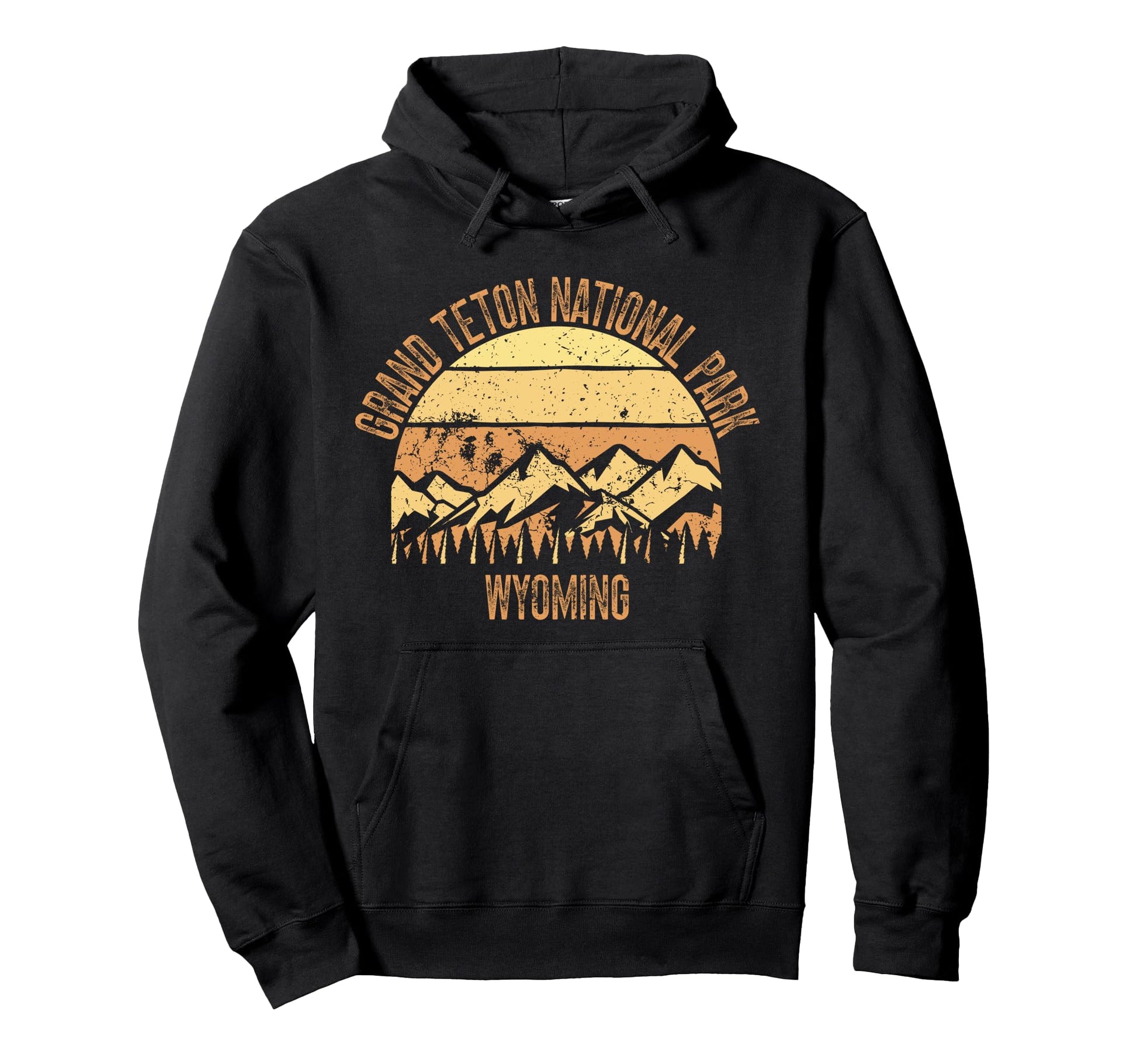 Grand Teton National Park Wyoming Sunset Hoodie - Graphic Print Unisex - T-Shirt, Sweatshirt, Hoodie