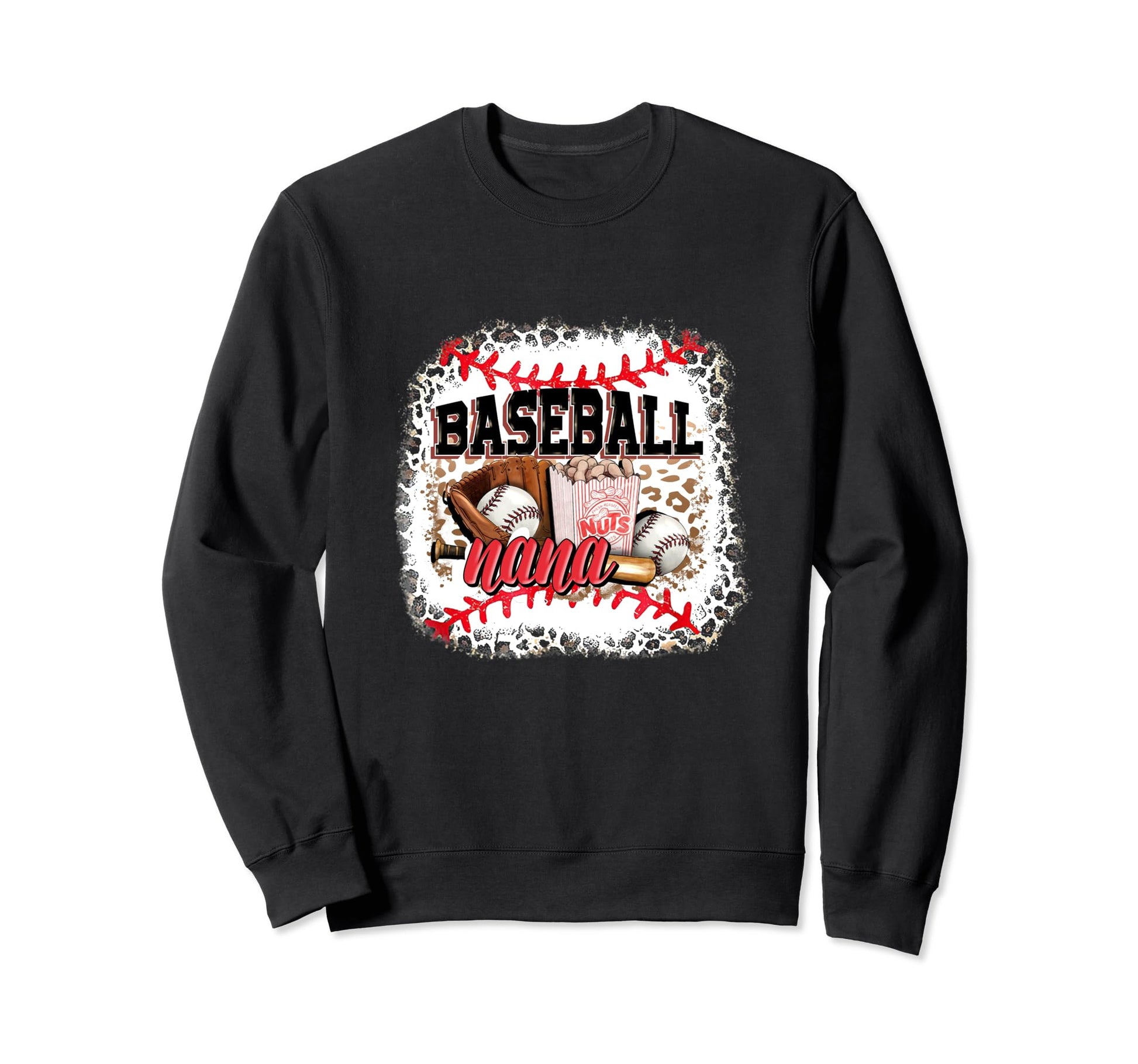 Softball Baseball Nana Mom Sweatshirt - Aesthetic Graphic Men Women - T-Shirt, Sweatshirt, Hoodie