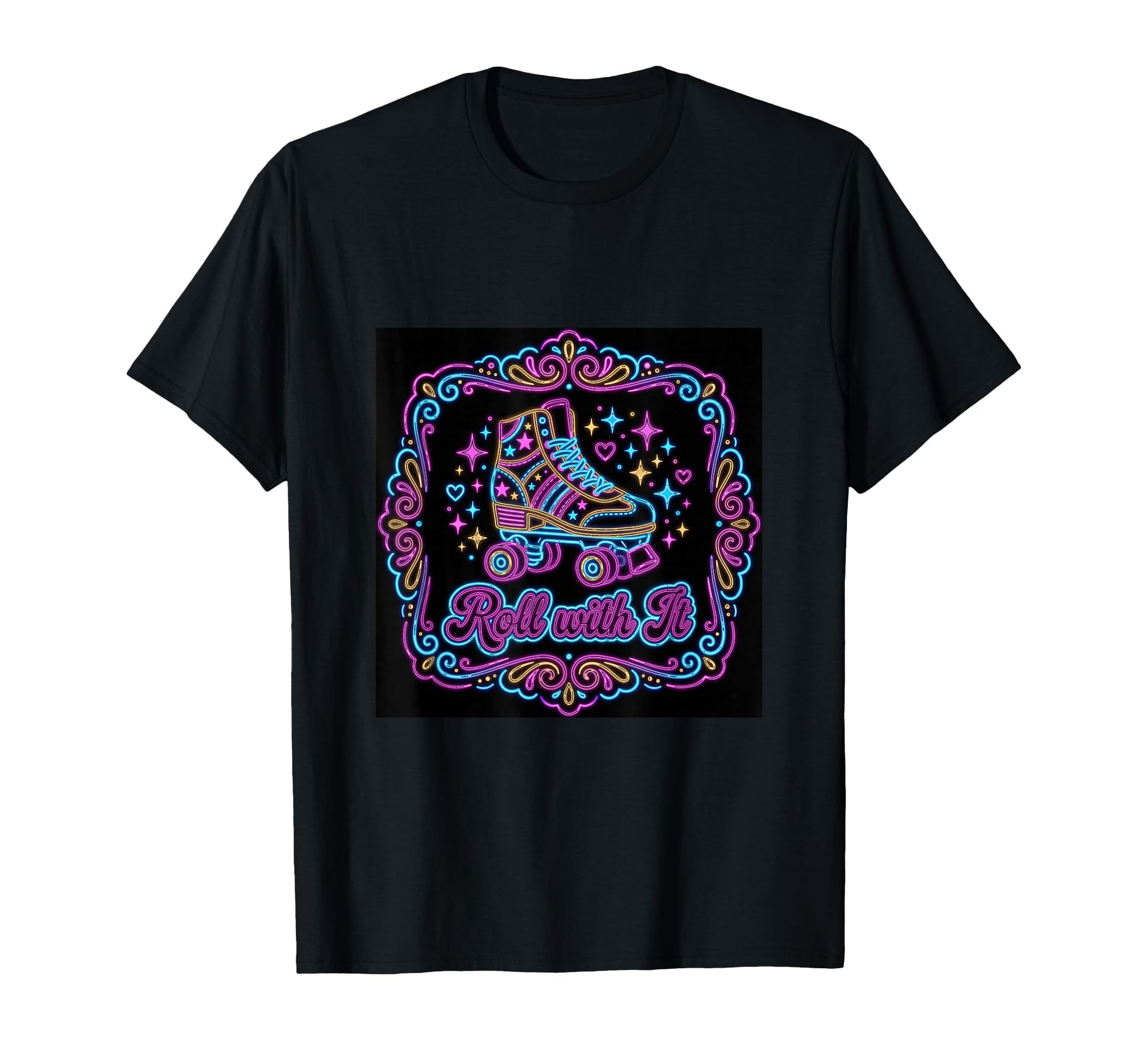 Roll It Roller Skating Skate Life T-Shirt - Graphic Print for Adults - T-Shirt, Sweatshirt, Hoodie