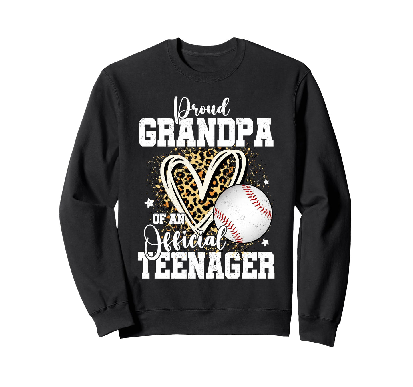 Proud Grandpa Teenager 13Th Birthday Sweatshirt - Graphic Print Men Women - T-Shirt, Sweatshirt, Hoodie