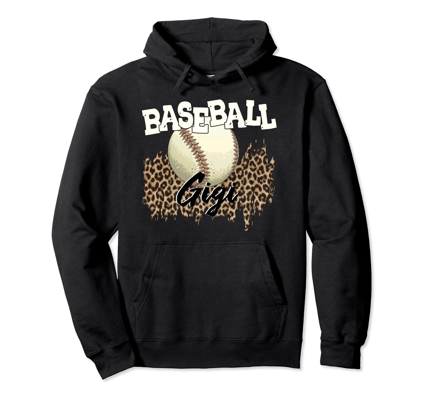 Baseball Gigi Leopard Baseball Player Hoodie - Aesthetic Graphic Unisex - T-Shirt, Sweatshirt, Hoodie