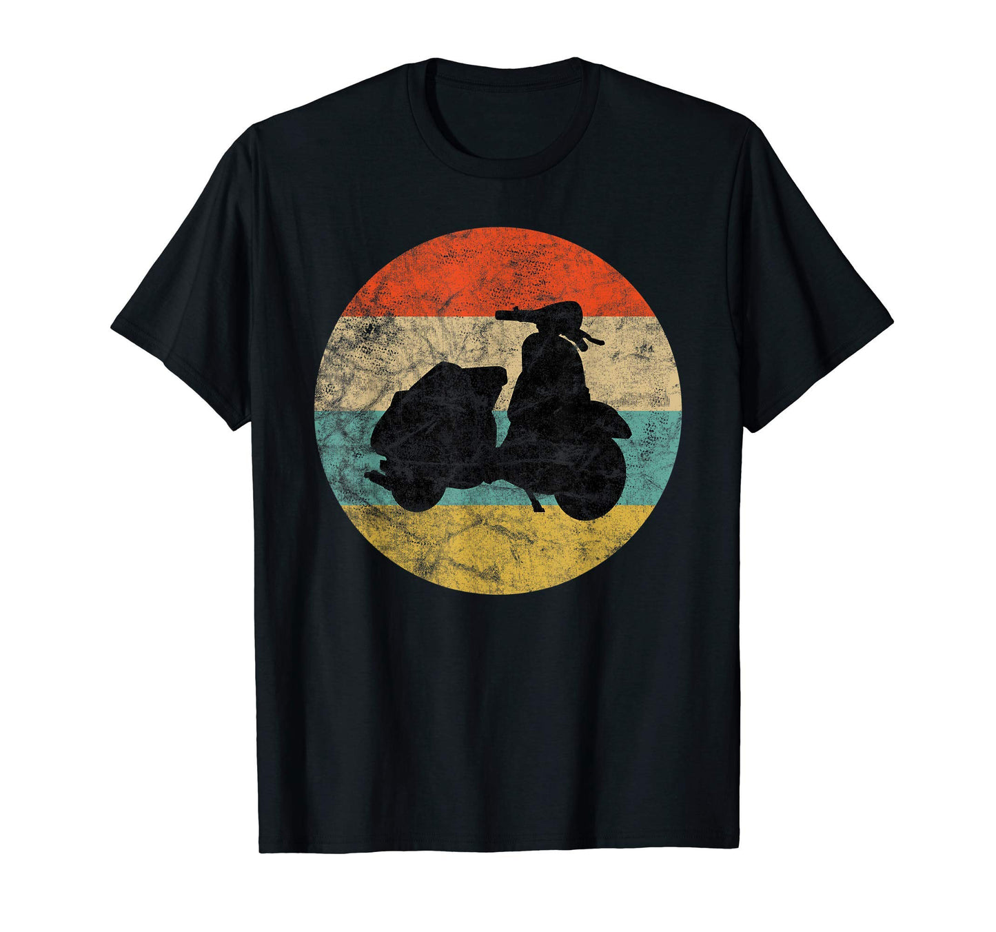 Moped Sunset Motorcycle Scooter T-Shirt - Minimalist Print for Adults - T-Shirt, Sweatshirt, Hoodie