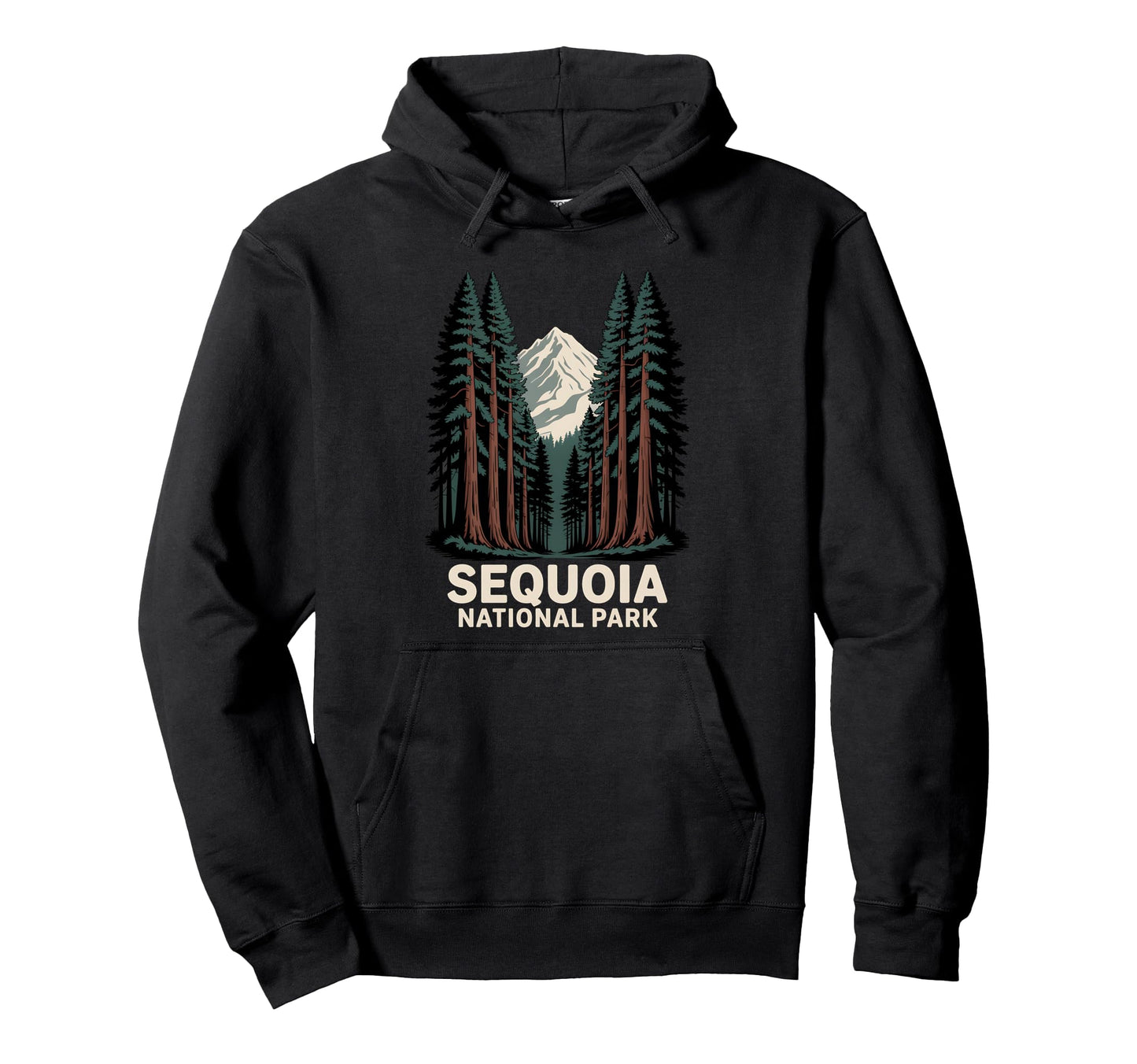 Sequoia National Park Hiking Camping Hoodie - Aesthetic Graphic Men Women - T-Shirt, Sweatshirt, Hoodie