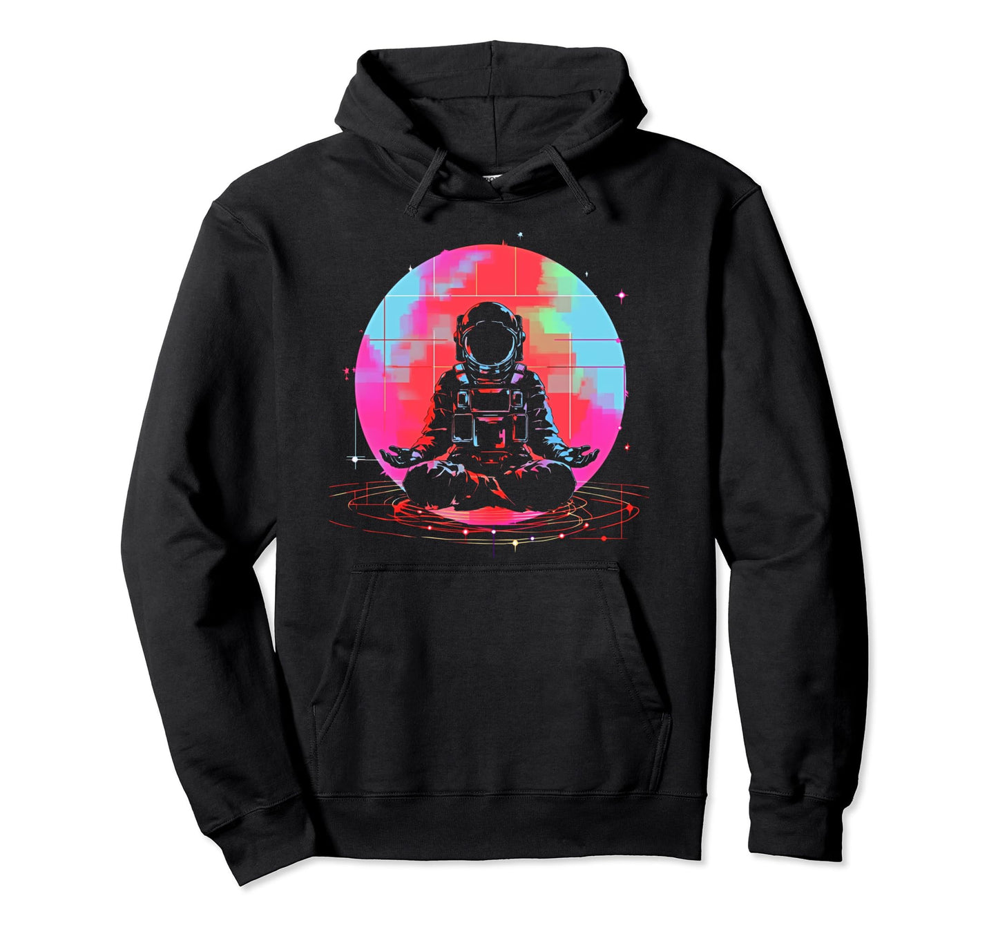 Synthwave Astronaut Cyberpunk 80S Hoodie - Fun Novelty Design Men Women - T-Shirt, Sweatshirt, Hoodie