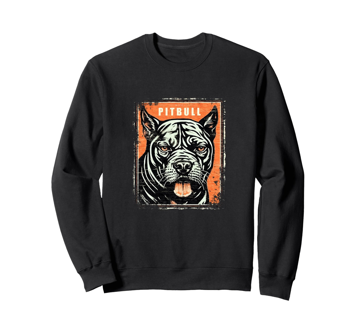 Y2K Streetwear Dog Pit Bull Sweatshirt - Casual Everyday Wear Unisex - T-Shirt, Sweatshirt, Hoodie