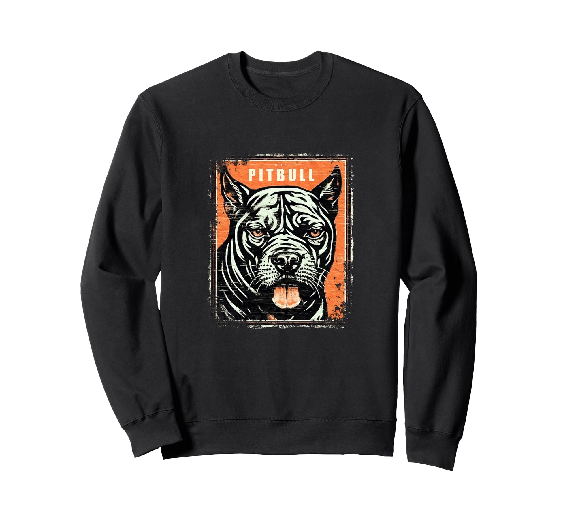 Y2K Streetwear Dog Pit Bull Sweatshirt - Casual Everyday Wear Unisex - T-Shirt, Sweatshirt, Hoodie