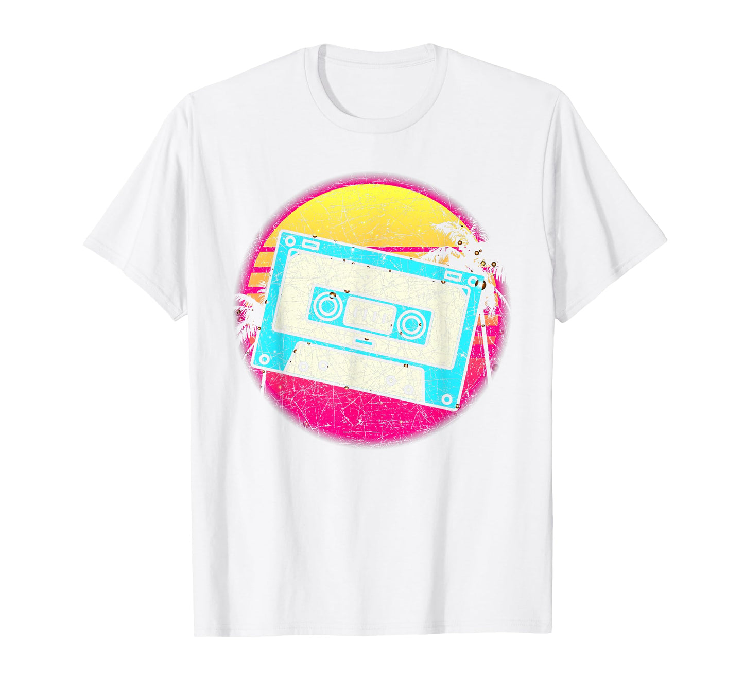 Synthwave 80S Music Lover Cassette T-Shirt - Aesthetic Graphic Unisex - T-Shirt, Sweatshirt, Hoodie