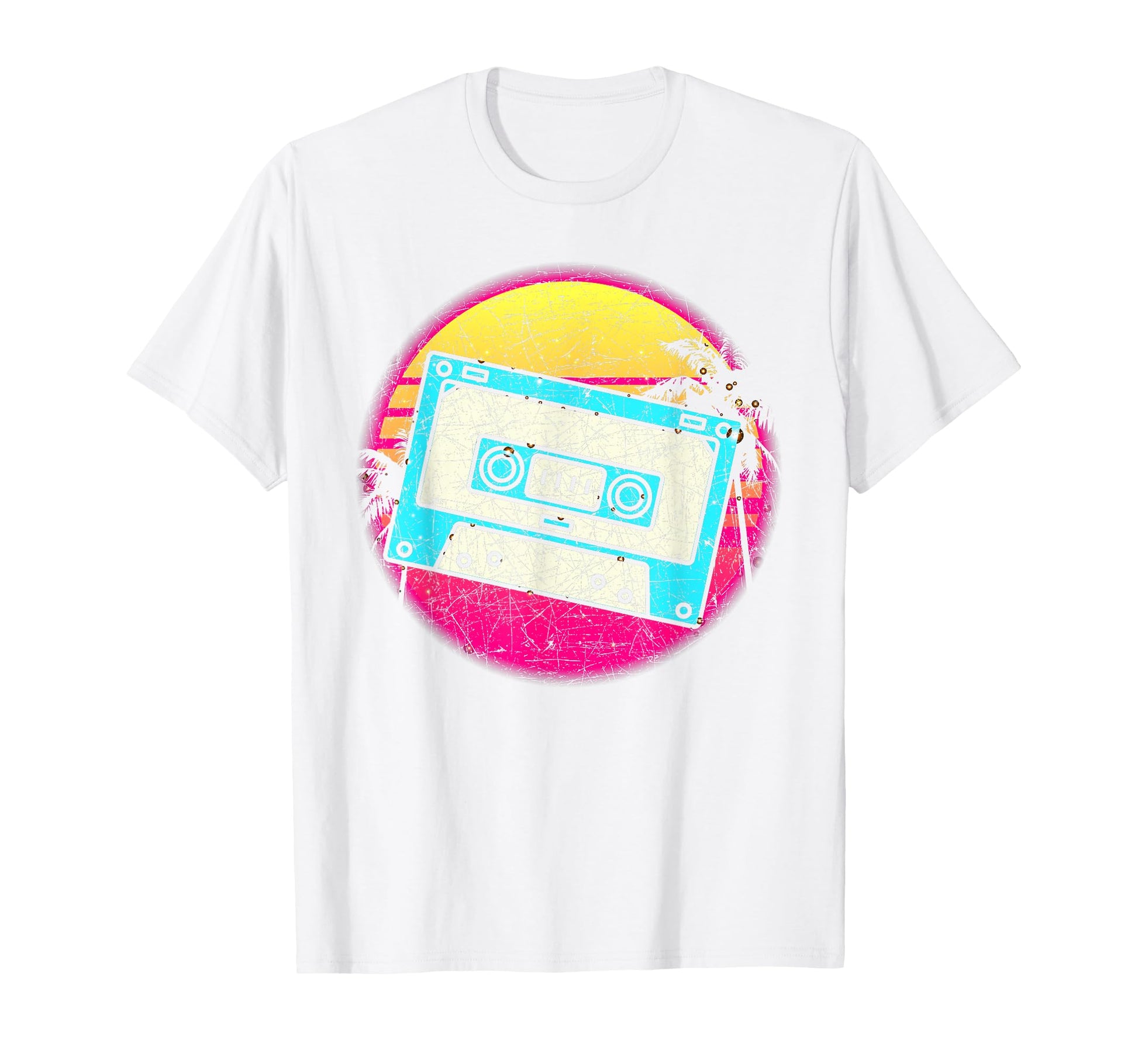 Synthwave 80S Music Lover Cassette T-Shirt - Aesthetic Graphic Unisex - T-Shirt, Sweatshirt, Hoodie