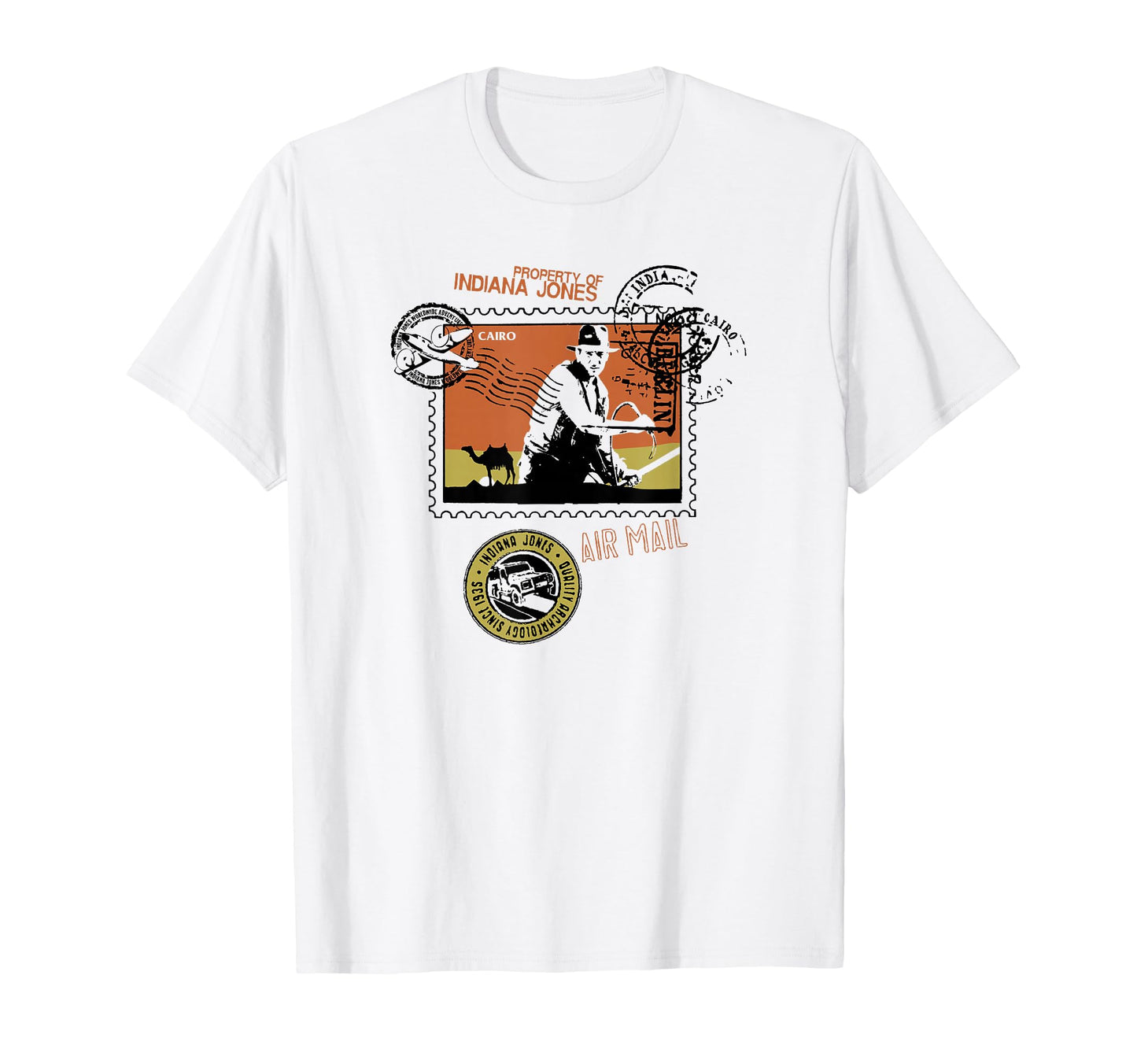 Indiana Jones Raiders Lost Ark Mail T-Shirt - Unique Graphic Unisex - T-Shirt, Sweatshirt, Hoodie
