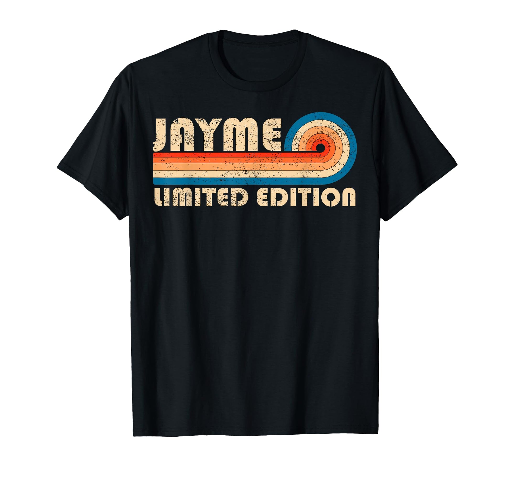 Jayme 70S 80S Sunset Stripe T-Shirt - Casual Everyday Wear Unisex - T-Shirt, Sweatshirt, Hoodie