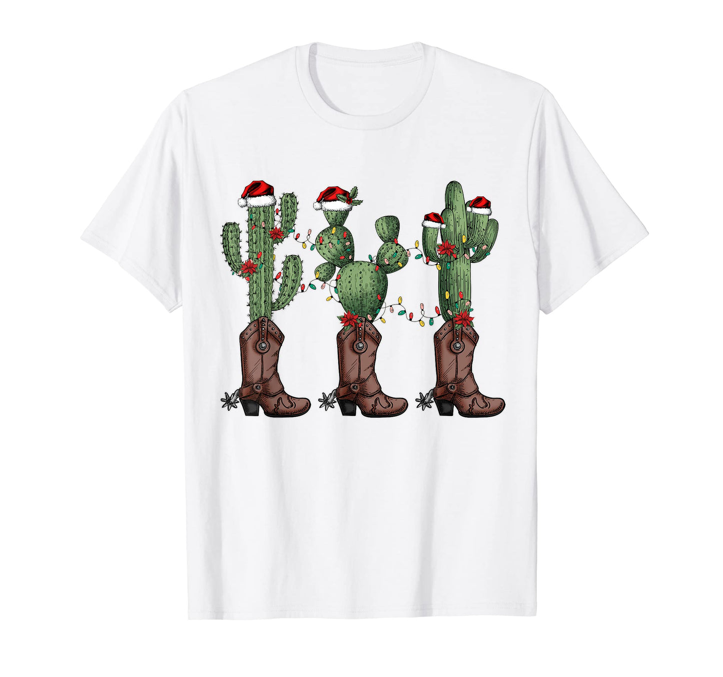 Howdy Holiday Western Cowboy Cowgirl T-Shirt - Minimalist Print for Adults - T-Shirt, Sweatshirt, Hoodie