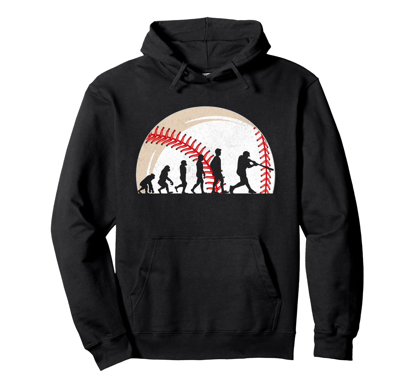 Funny Baseball Evolution Sporty Hoodie - Streetwear Style Men Women - T-Shirt, Sweatshirt, Hoodie
