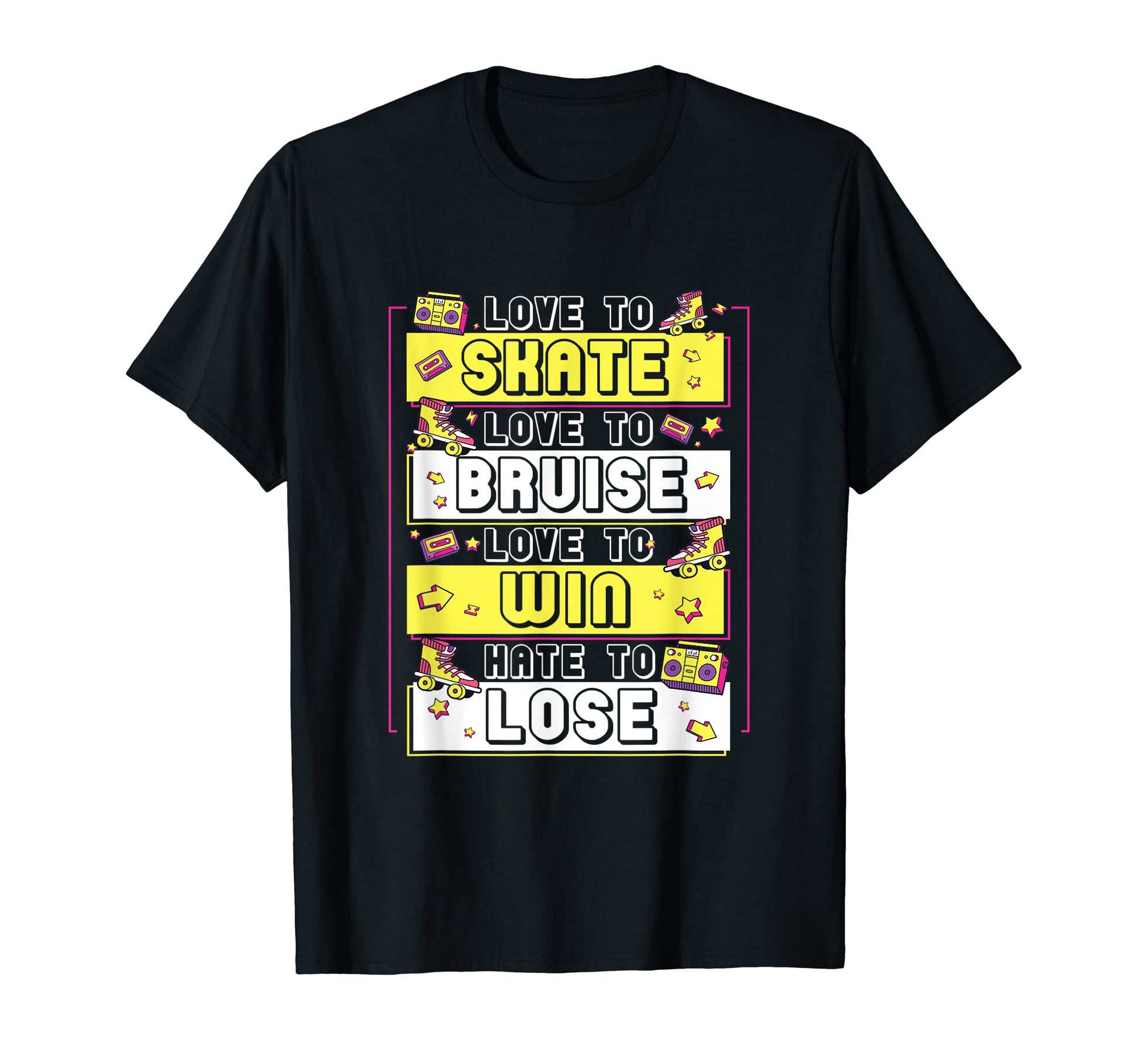 Quad Skating Groovy 80S 90S Skates T-Shirt - Streetwear Style Unisex - T-Shirt, Sweatshirt, Hoodie