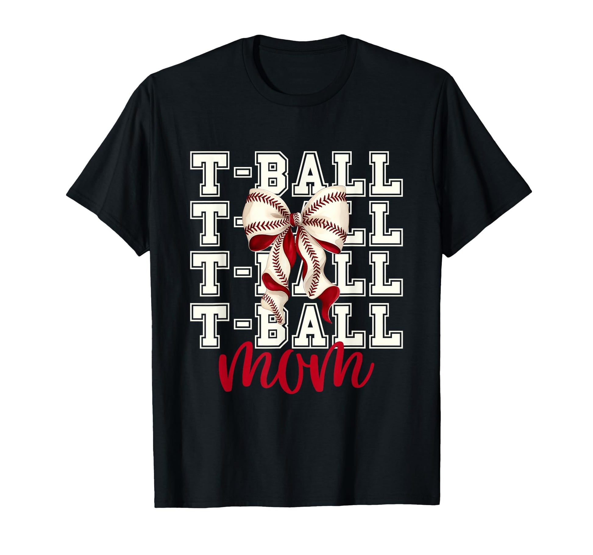 Tball Mom Teeball T Ball Coquette T-Shirt - Fun Novelty Design for Adults - T-Shirt, Sweatshirt, Hoodie