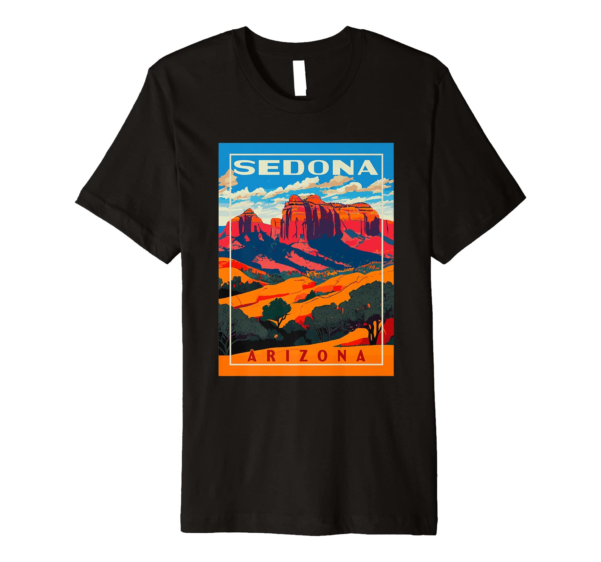 Sedona Arizona Wpa National Park T-Shirt - Aesthetic Graphic for Adults - T-Shirt, Sweatshirt, Hoodie