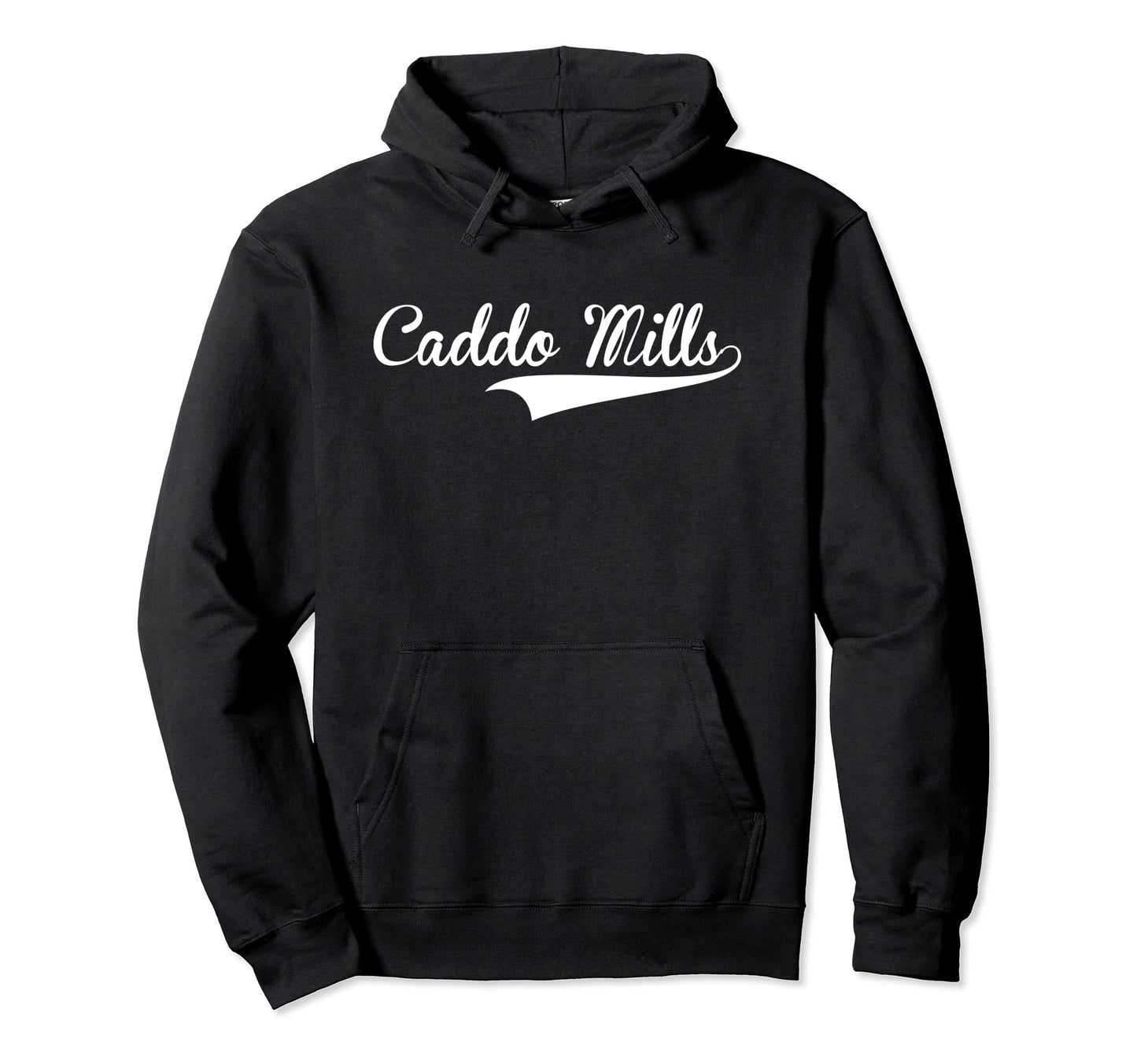 Caddo Mills Baseball Font Hoodie - Minimalist Print Unisex - T-Shirt, Sweatshirt, Hoodie