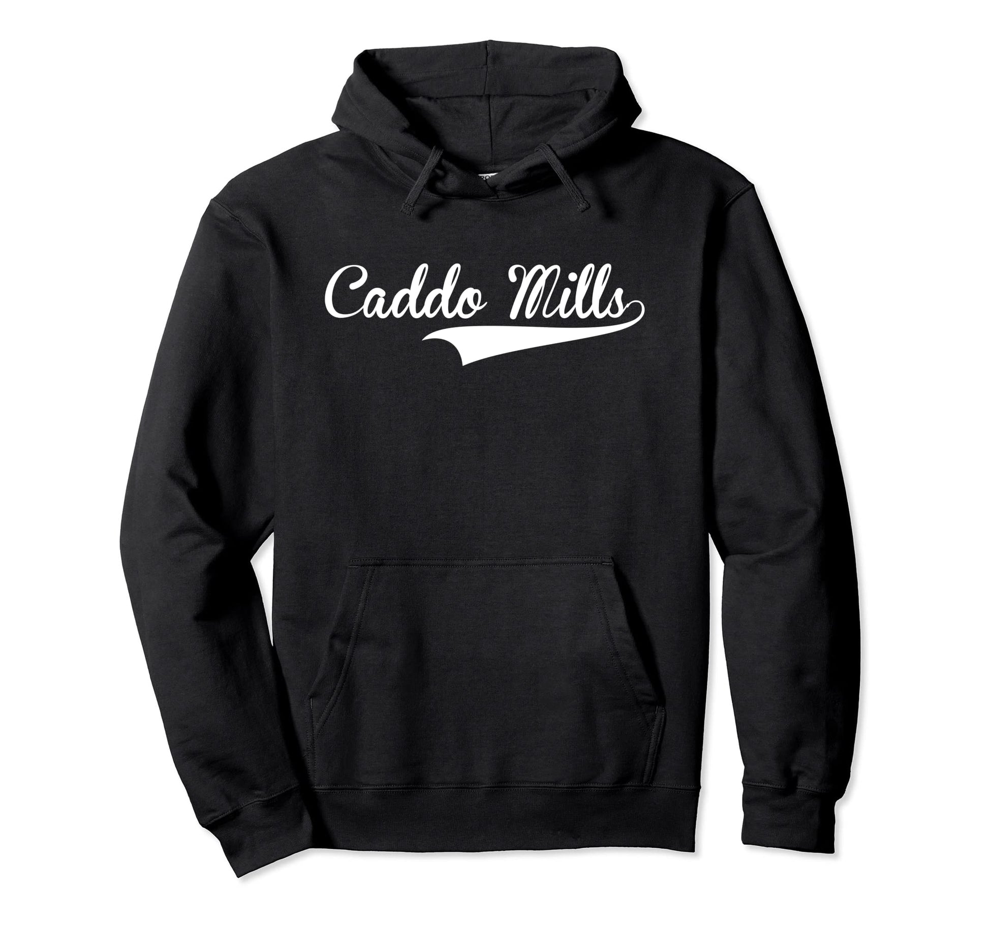 Caddo Mills Baseball Font Hoodie - Minimalist Print Unisex - T-Shirt, Sweatshirt, Hoodie
