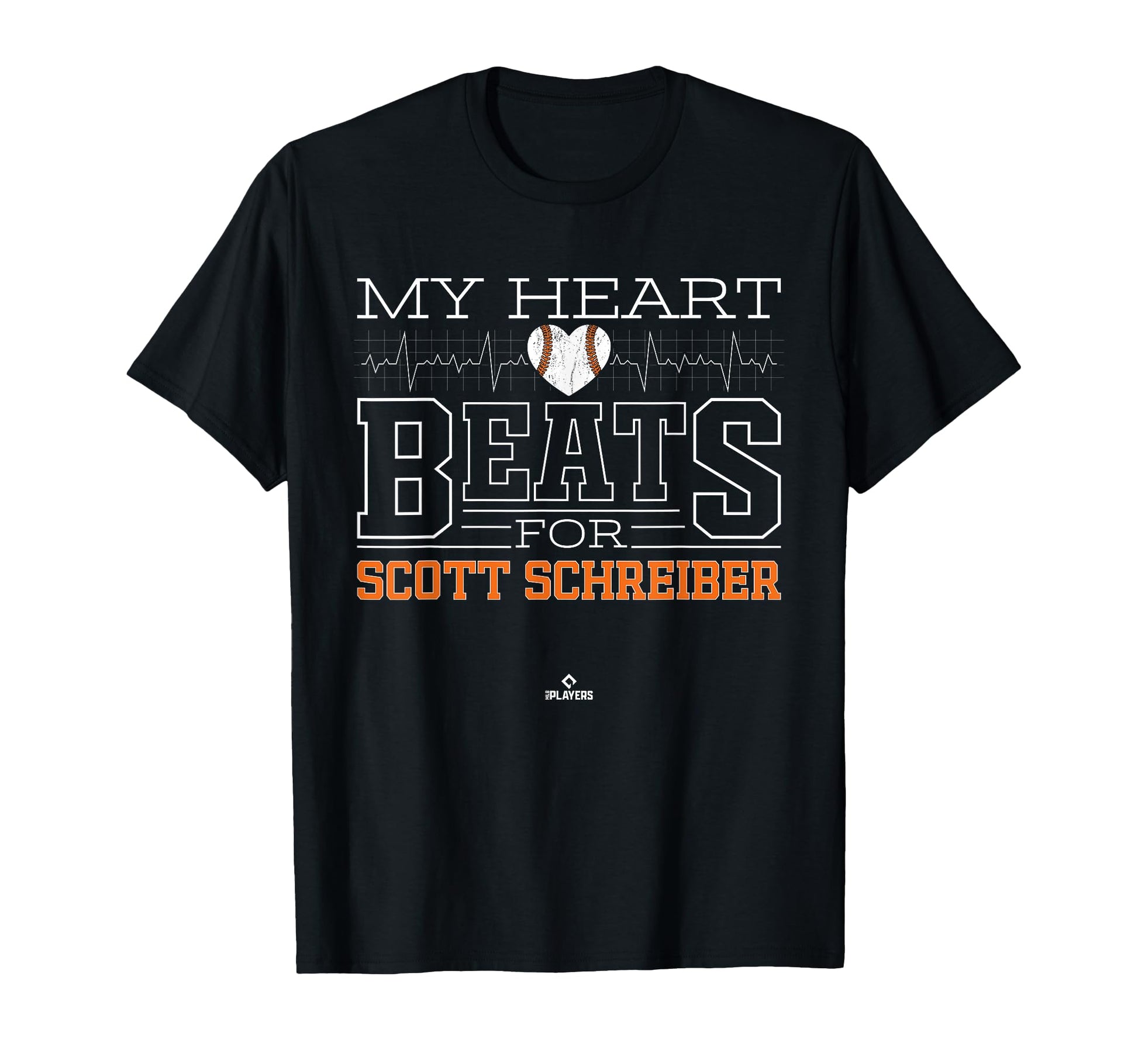 My Heart Beats Scott Schreiber T-Shirt - Minimalist Print Men Women - T-Shirt, Sweatshirt, Hoodie