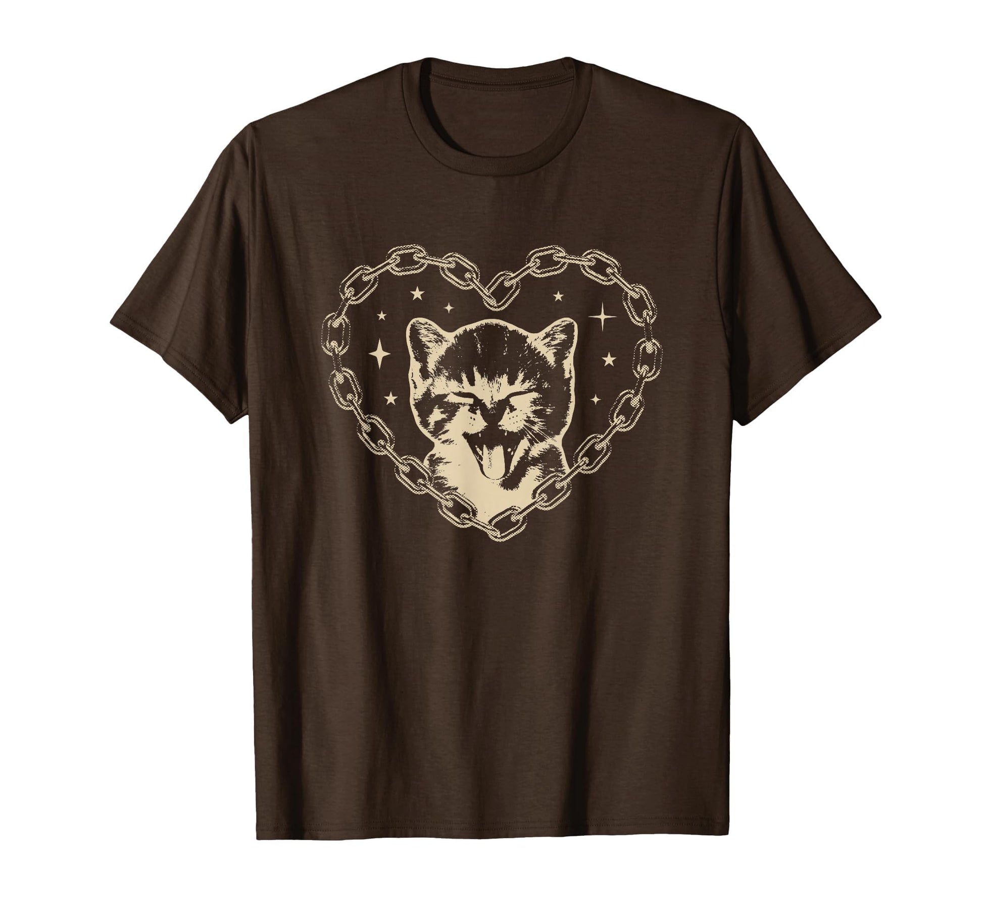 Y2K Cat Heart Emo Goth 90S 2000S T-Shirt - Casual Everyday Wear Unisex - T-Shirt, Sweatshirt, Hoodie