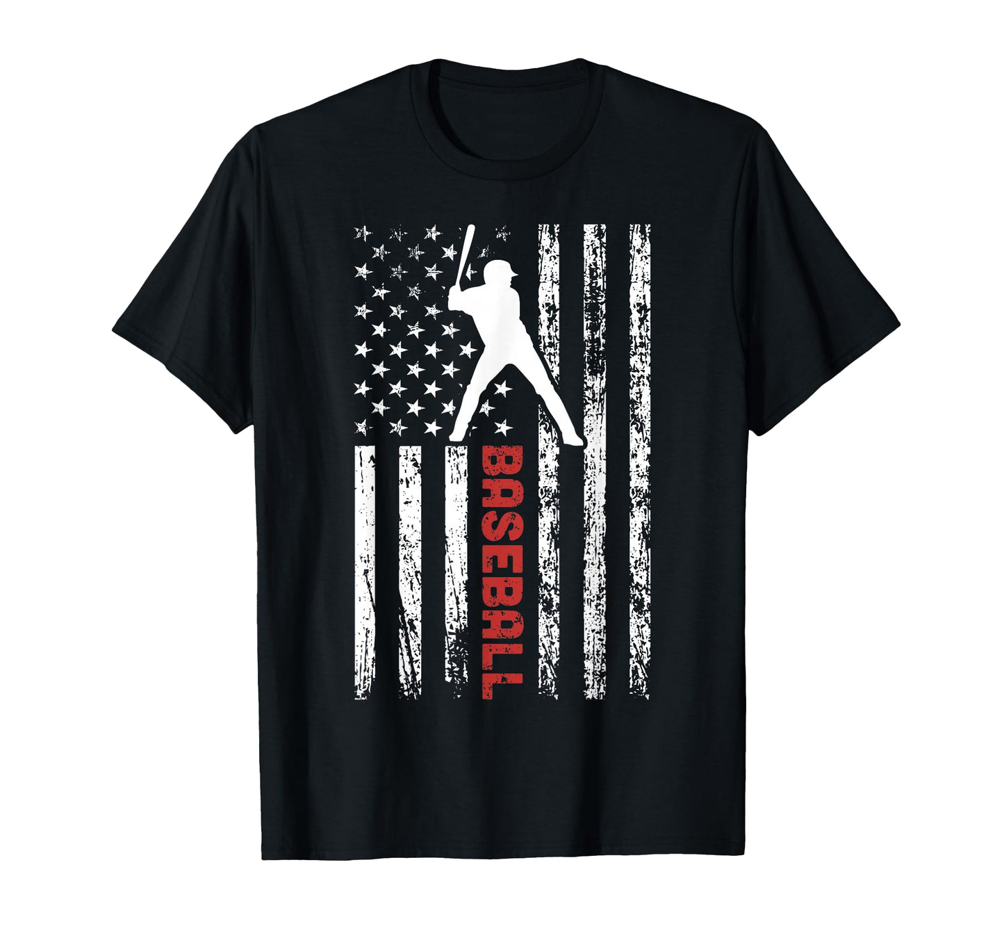 4Th July Baseball Player Usa American Flag T-Shirt - Trendy Graphic Unisex - T-Shirt, Sweatshirt, Hoodie