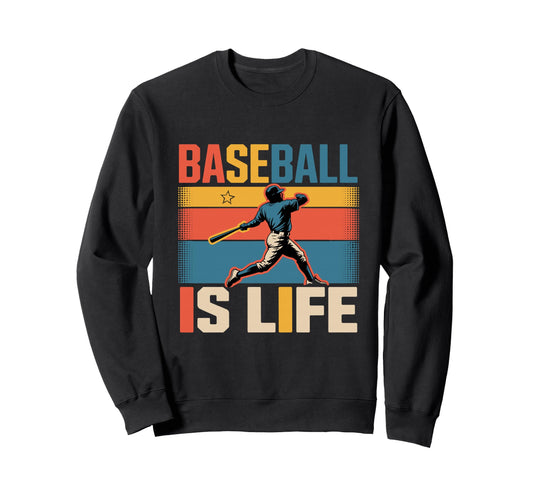 Baseball Hitter Fan League T-Shirt - Aesthetic Graphic for Adults - T-Shirt, Sweatshirt, Hoodie