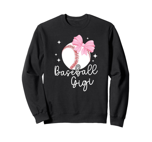 Baseball Gigi Grandma Coquette Sweatshirt - Fun Novelty Design Unisex - T-Shirt, Sweatshirt, Hoodie