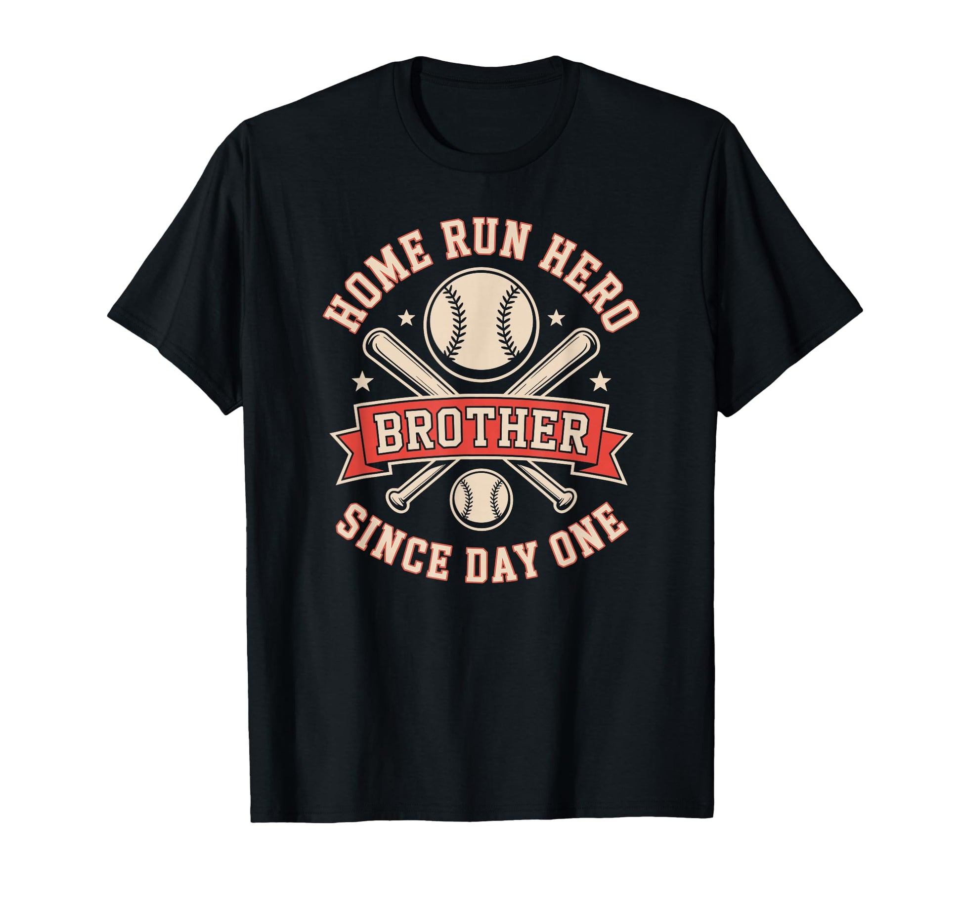 Home Run Hero Baseball Brother Since T-Shirt - Novelty Apparel Men Women - T-Shirt, Sweatshirt, Hoodie