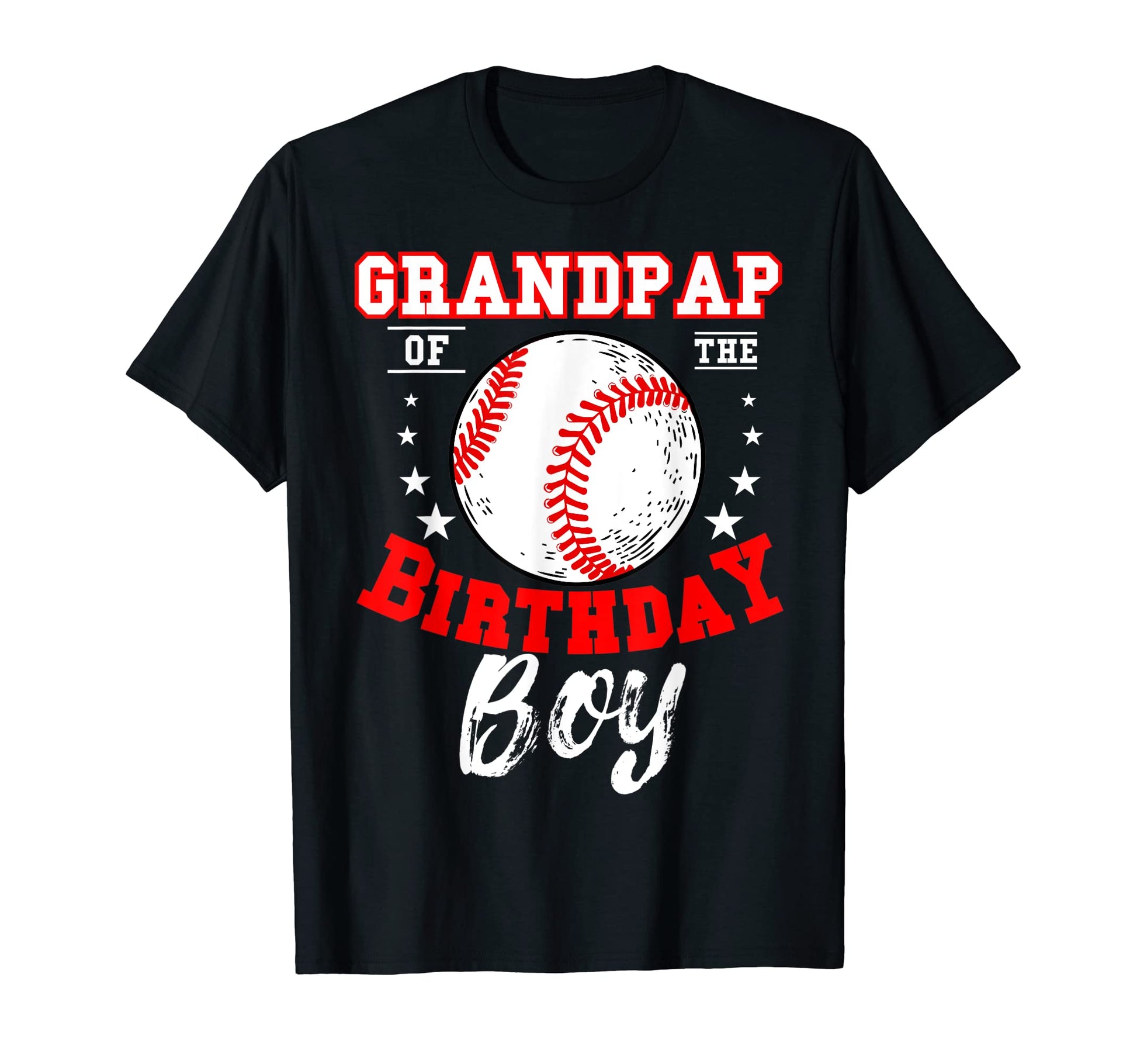 Grandpap Birthday Baseball Theme Bday T-Shirt - Custom Art Print Men Women - T-Shirt, Sweatshirt, Hoodie