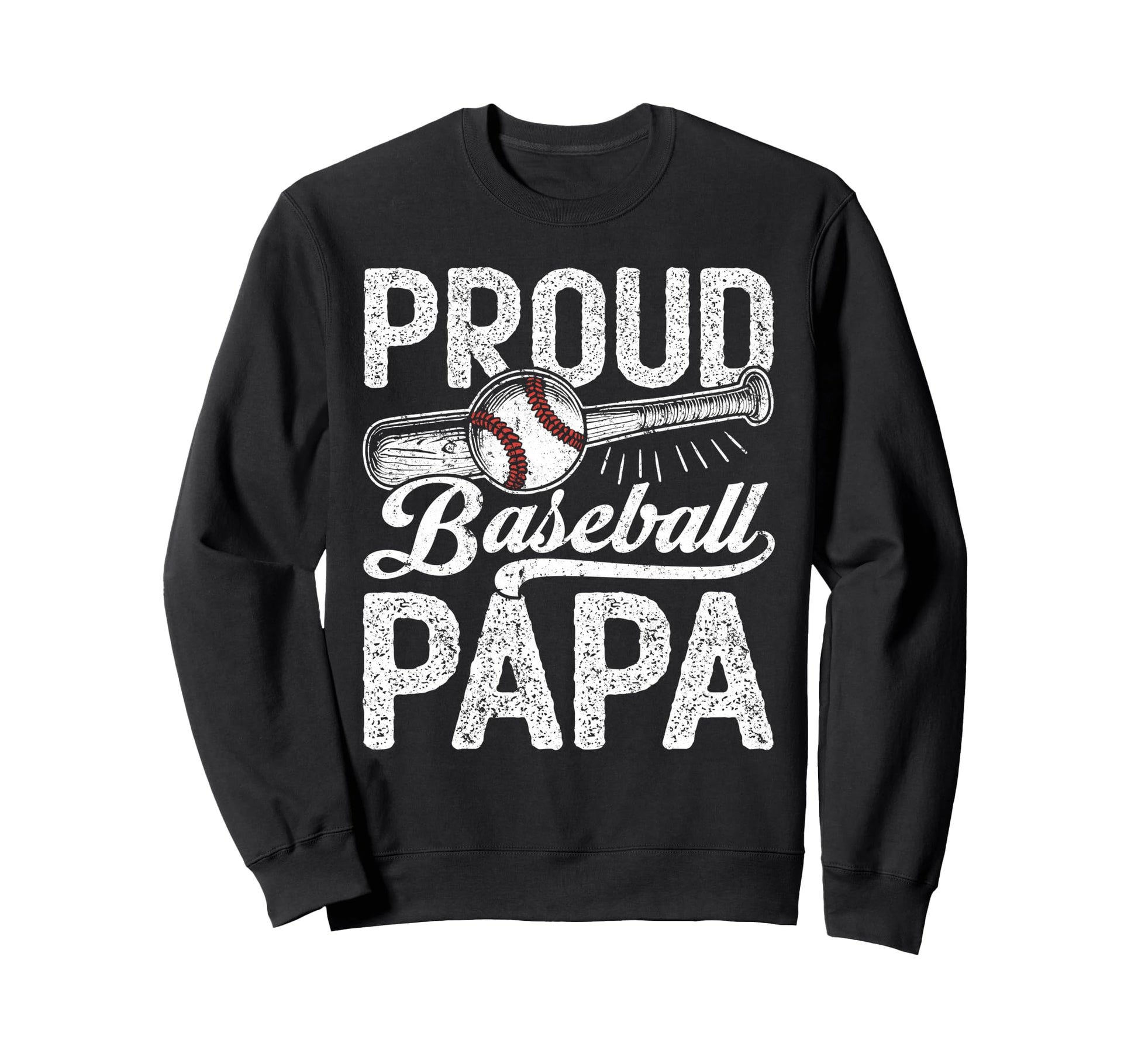 Grandpa Baseball Proud Baseball Sweatshirt - Fun Novelty Design for Adults - T-Shirt, Sweatshirt, Hoodie