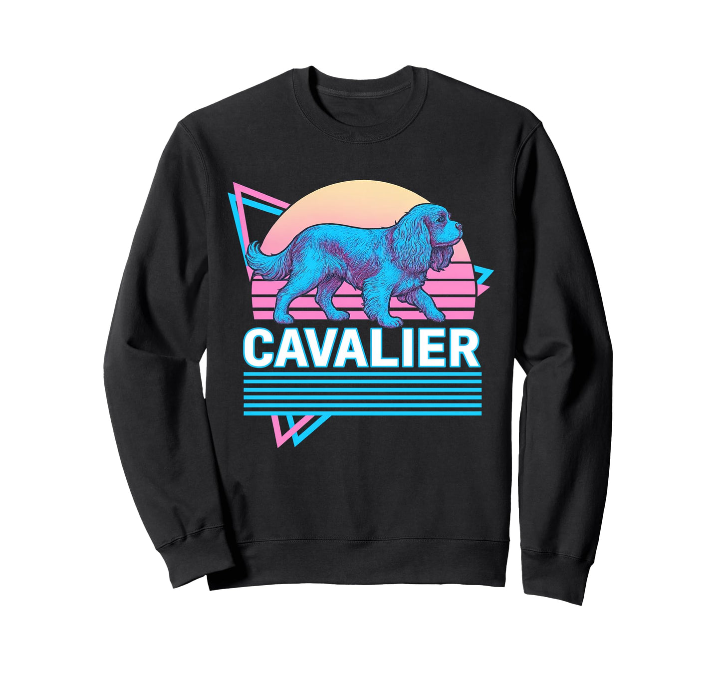 Cavalier King Charles Spaniel Sweatshirt - Aesthetic Graphic Unisex - T-Shirt, Sweatshirt, Hoodie